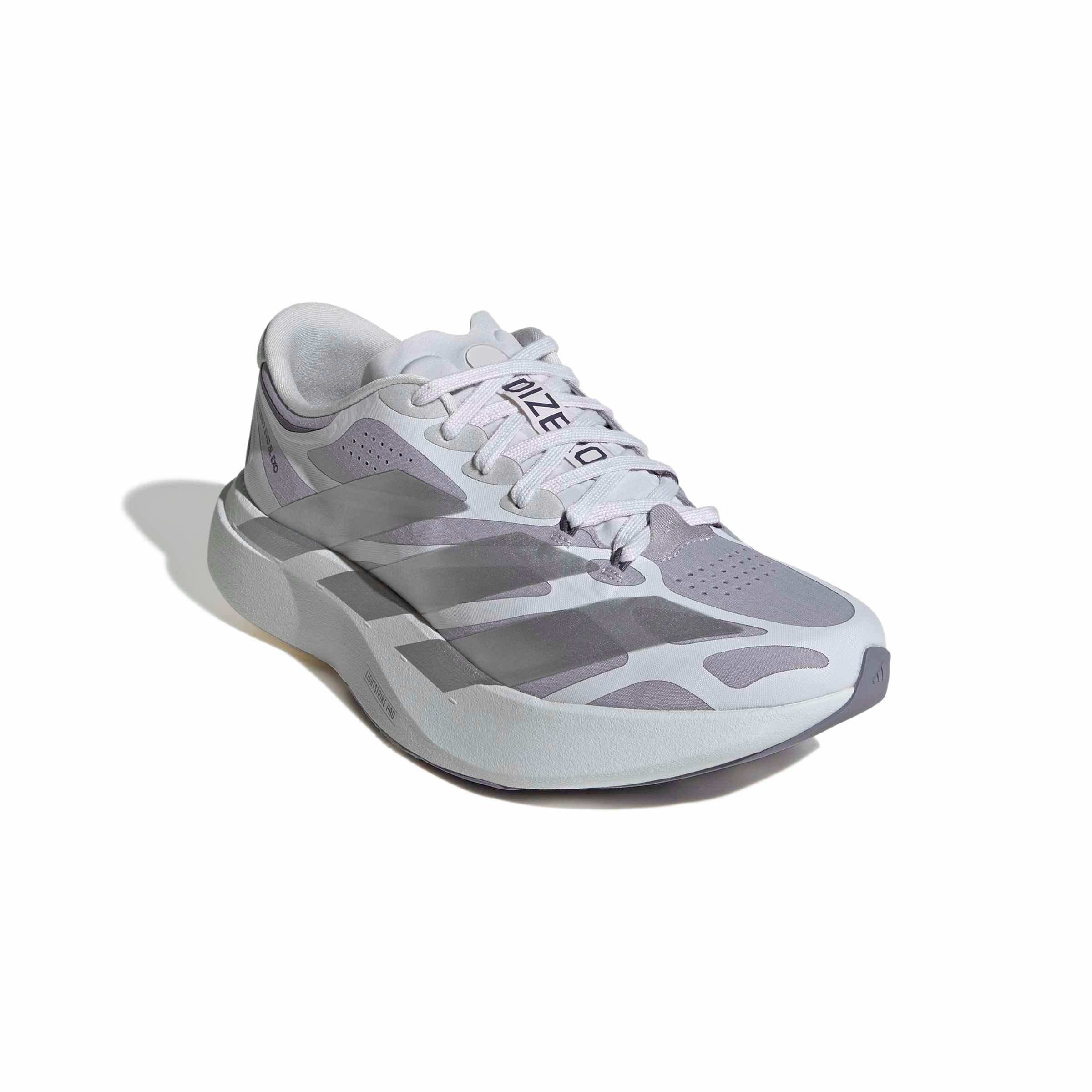 adidas Adizero EVO SL Exo LIGHTSTRIKEPRO "Glory Grey/Silver Metallic/Dash Grey" Women's Running Shoe - GREY/SILVER/GREY Thumbnail View 3
