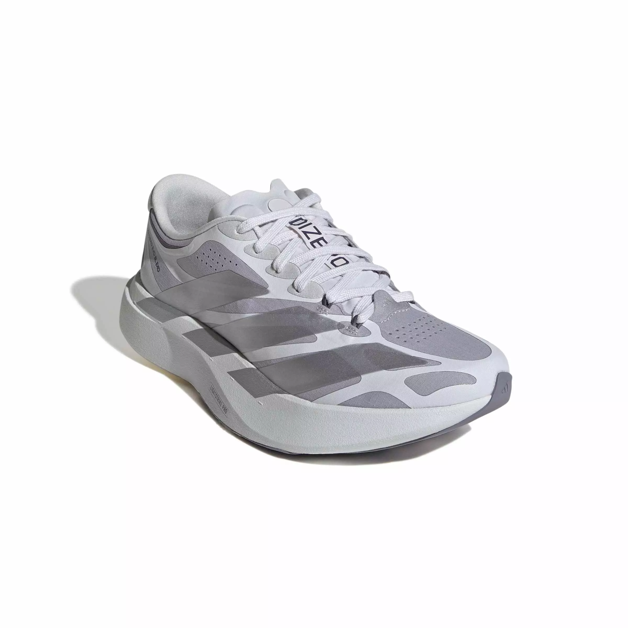 adidas Adizero EVO SL Exo LIGHTSTRIKEPRO "Glory Grey/Silver Metallic/Dash Grey" Women's Running Shoe - GREY/SILVER/GREY