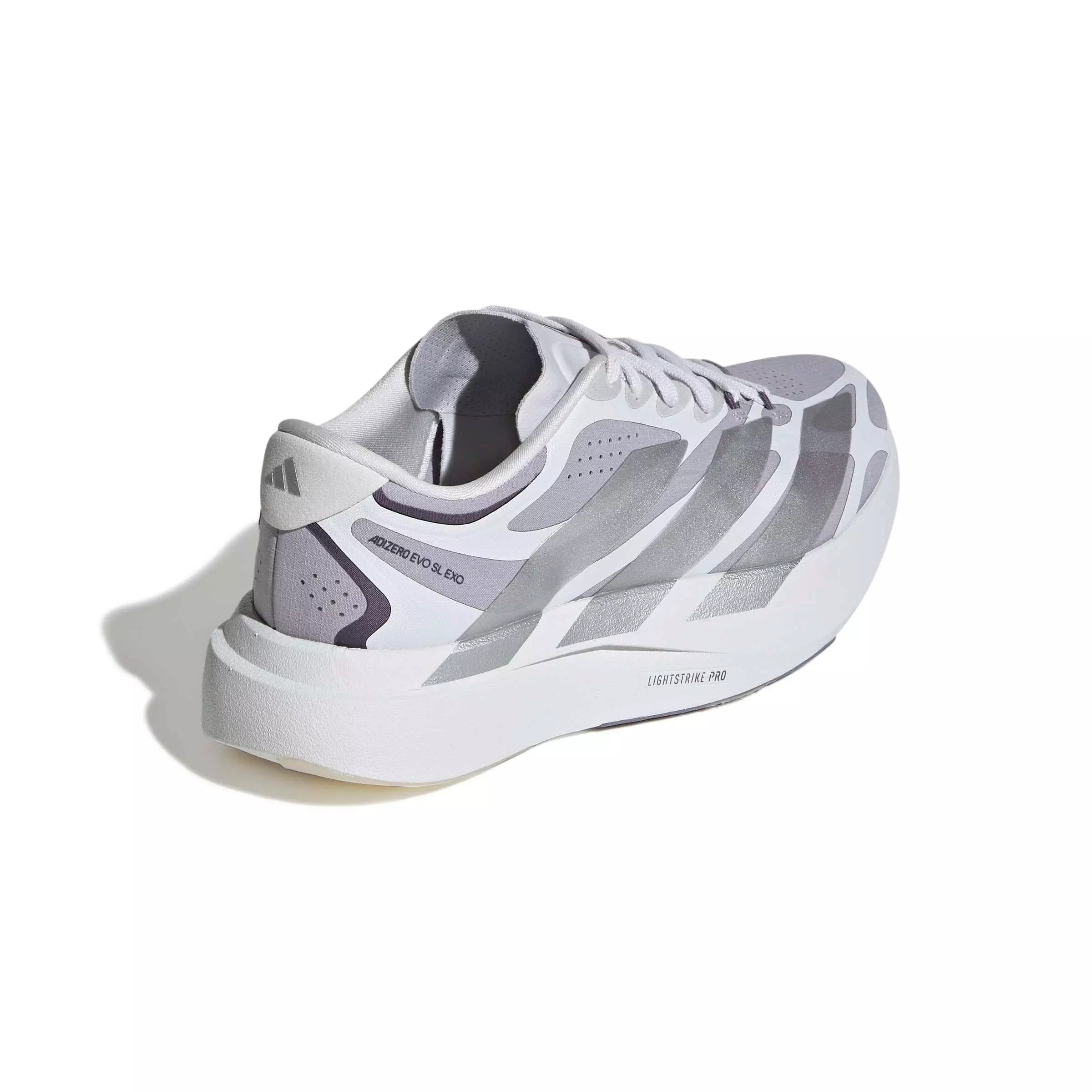 adidas Adizero EVO SL Exo LIGHTSTRIKEPRO "Glory Grey/Silver Metallic/Dash Grey" Women's Running Shoe - GREY/SILVER/GREY