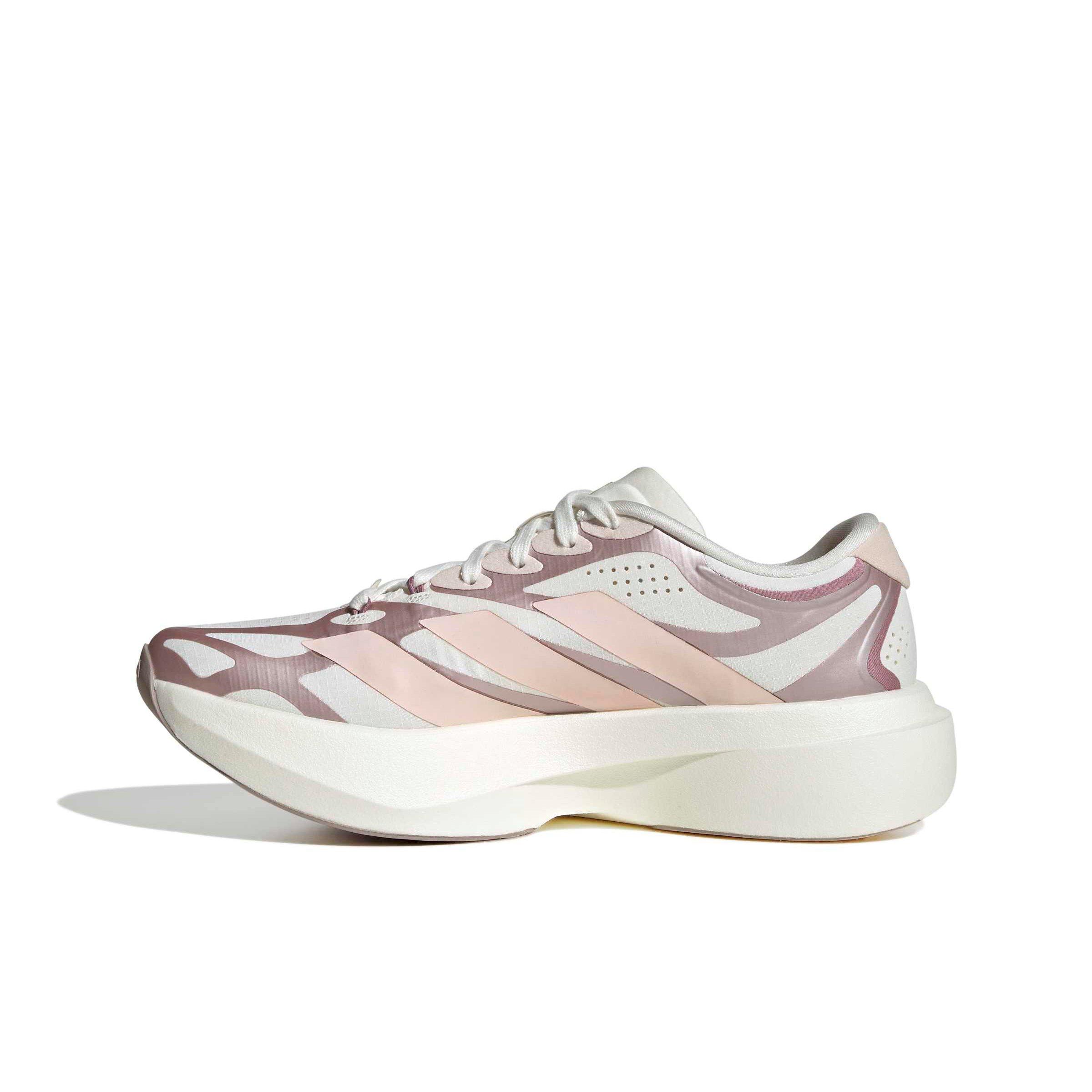 adidas Adizero EVO SL Exo LIGHTSTRIKEPRO "Cloud White/Blush Pink/Vapour Grey" Women's Running Shoe - WHITE/PINK/GREY Thumbnail View 2