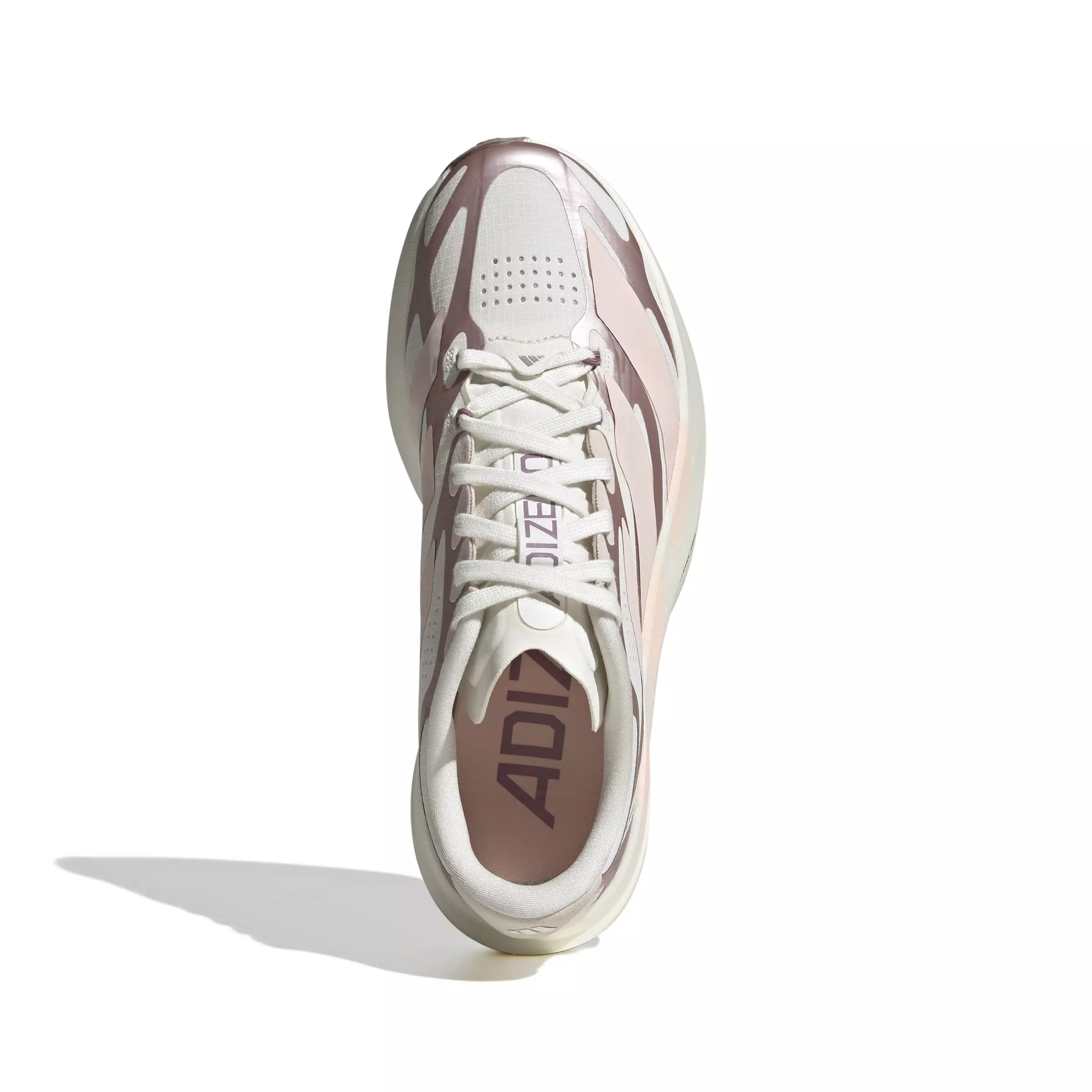 adidas Adizero EVO SL Exo LIGHTSTRIKEPRO "Cloud White/Blush Pink/Vapour Grey" Women's Running Shoe - WHITE/PINK/GREY