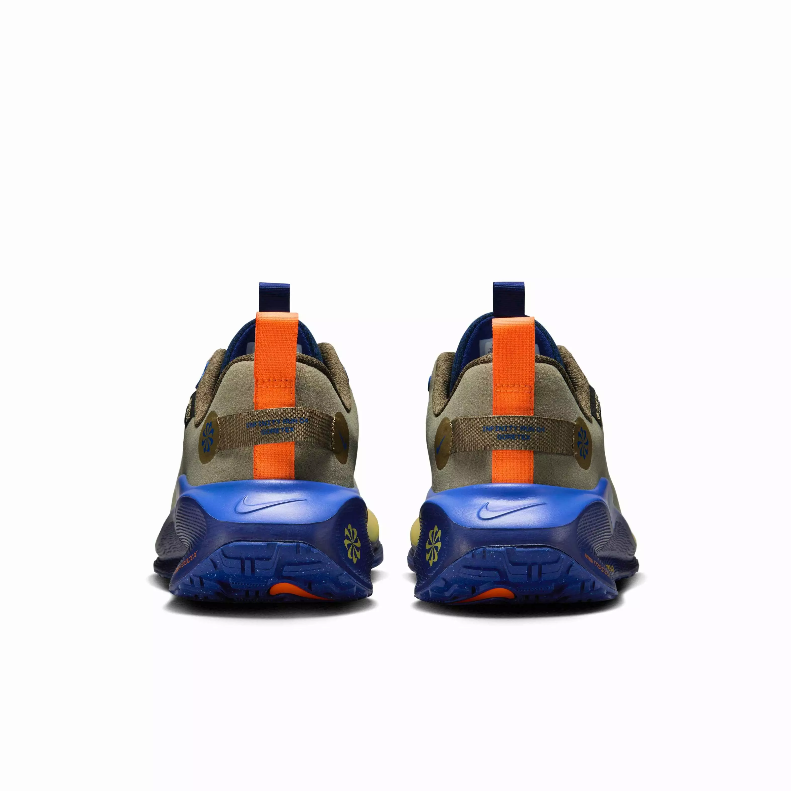 Nike InfinityRN 4 GORE-TEX "Neutral Olive/Racer Blue/Cargo Khaki/Thunder Blue" Men's Running Shoe - OLIVE/BLUE/KHAKI/BLUE