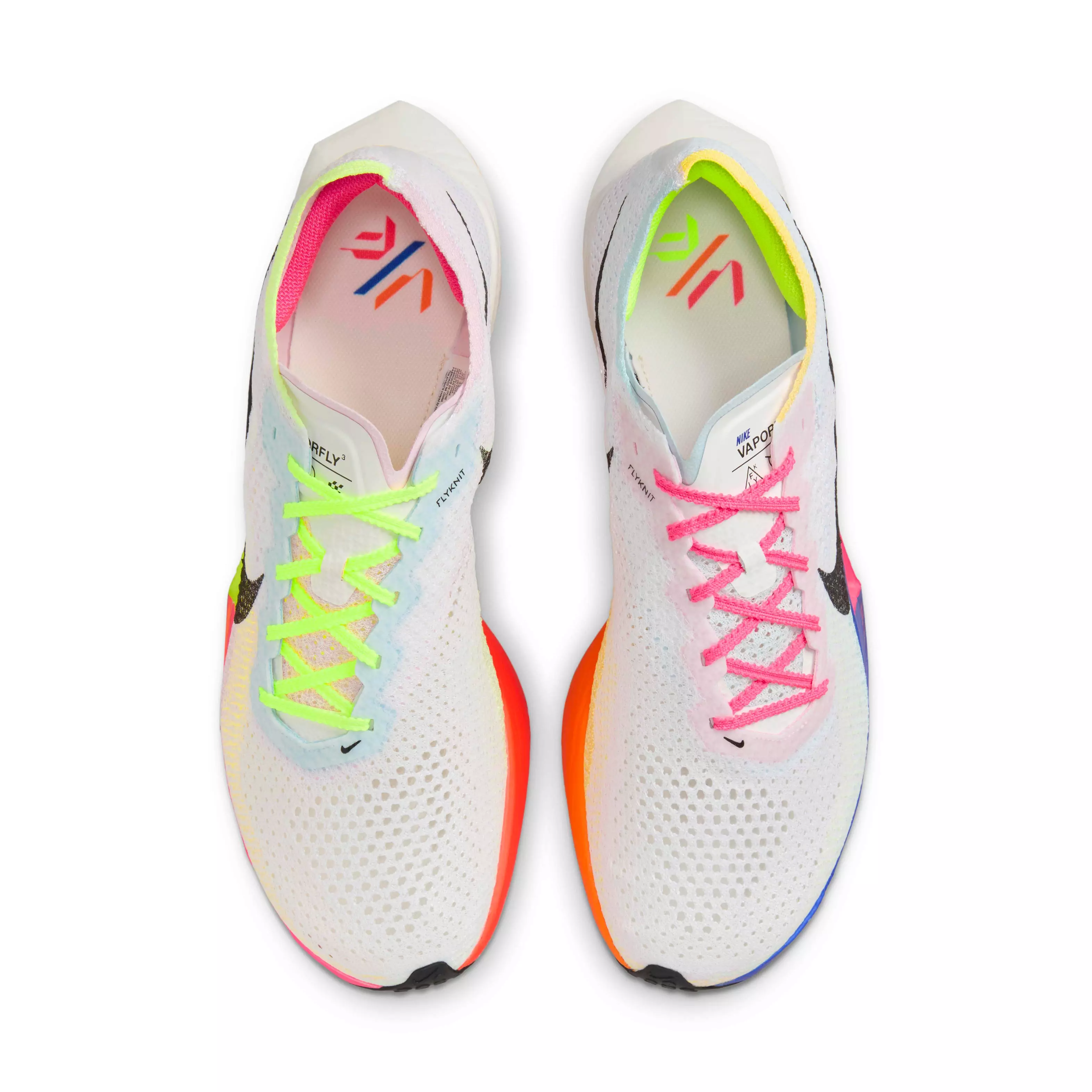 Nike Vaporfly 3 "Multi-Color/Volt/Hyper Pink/Black" Men's Running Shoe - MULTI-COLOR/VOLT/PINK/BLACK