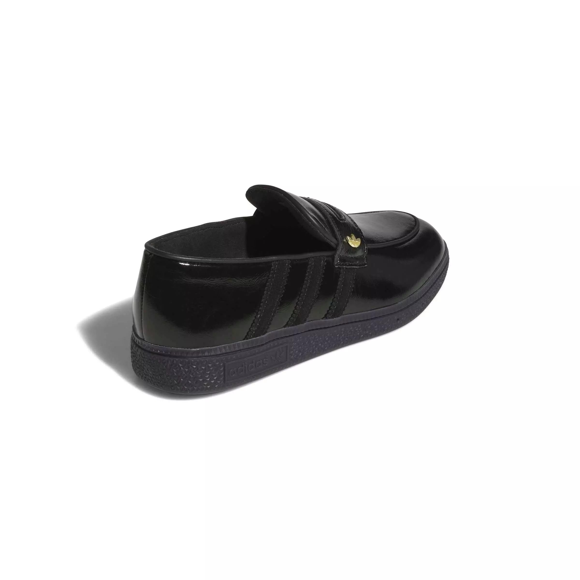 adidas Originals Handball Spezial Loafer "Core Black/Core Black/Gold Metallic" Women's Shoe - BLACK/BLACK/GOLD