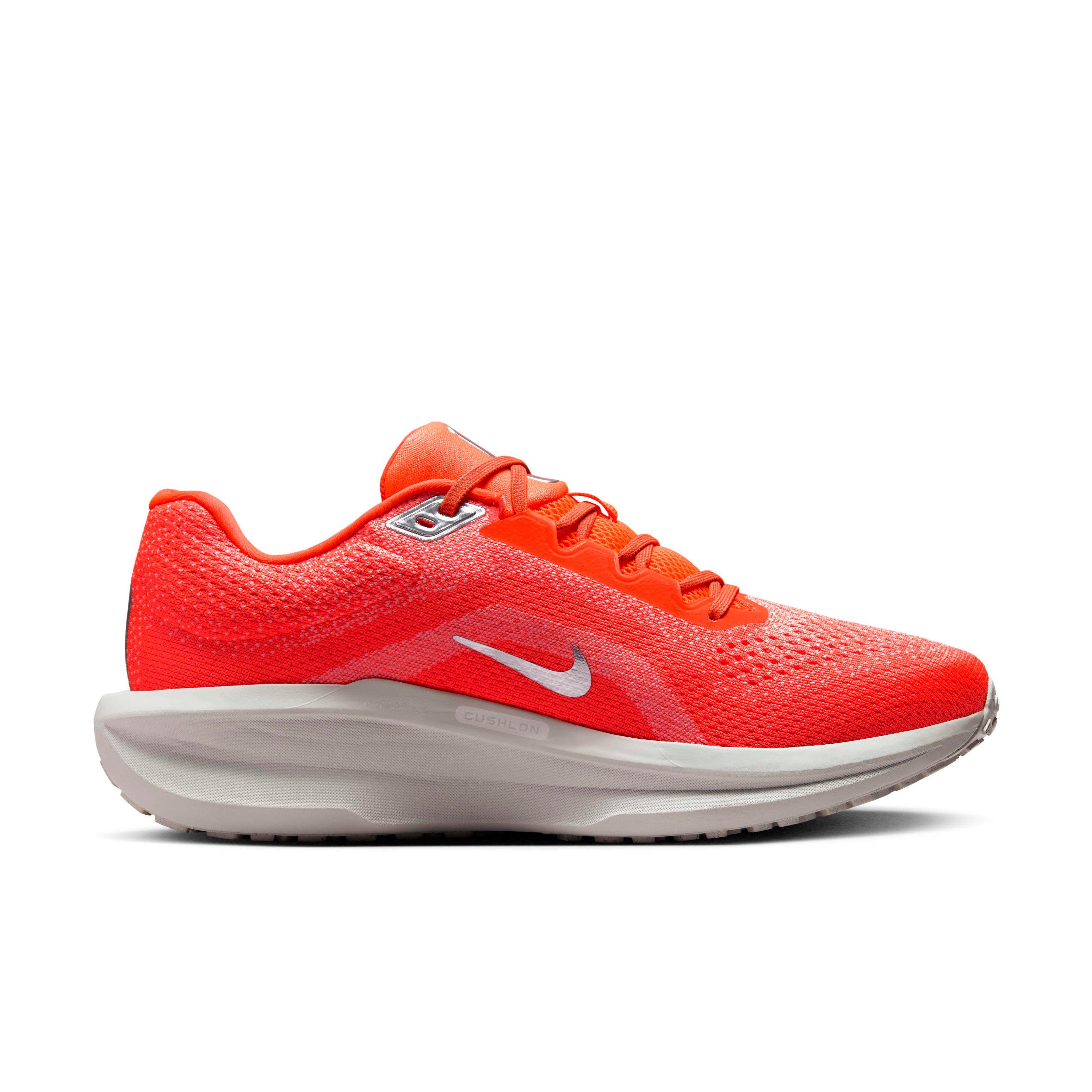 Nike Winflo 11 "Hyper Crimson/Safety Orange/Metallic Silver" Men's Running Shoe - CRIMSON/ORANGE/SILVER Thumbnail View 1