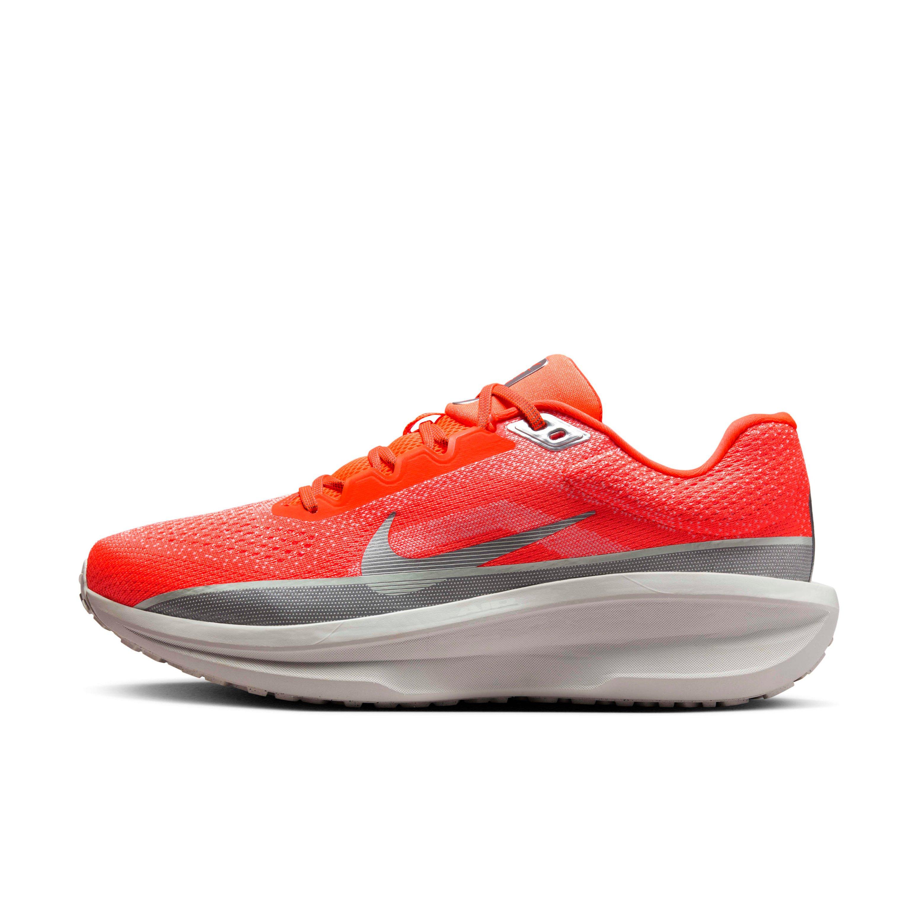 Nike Winflo 11 "Hyper Crimson/Safety Orange/Metallic Silver" Men's Running Shoe - CRIMSON/ORANGE/SILVER Thumbnail View 2