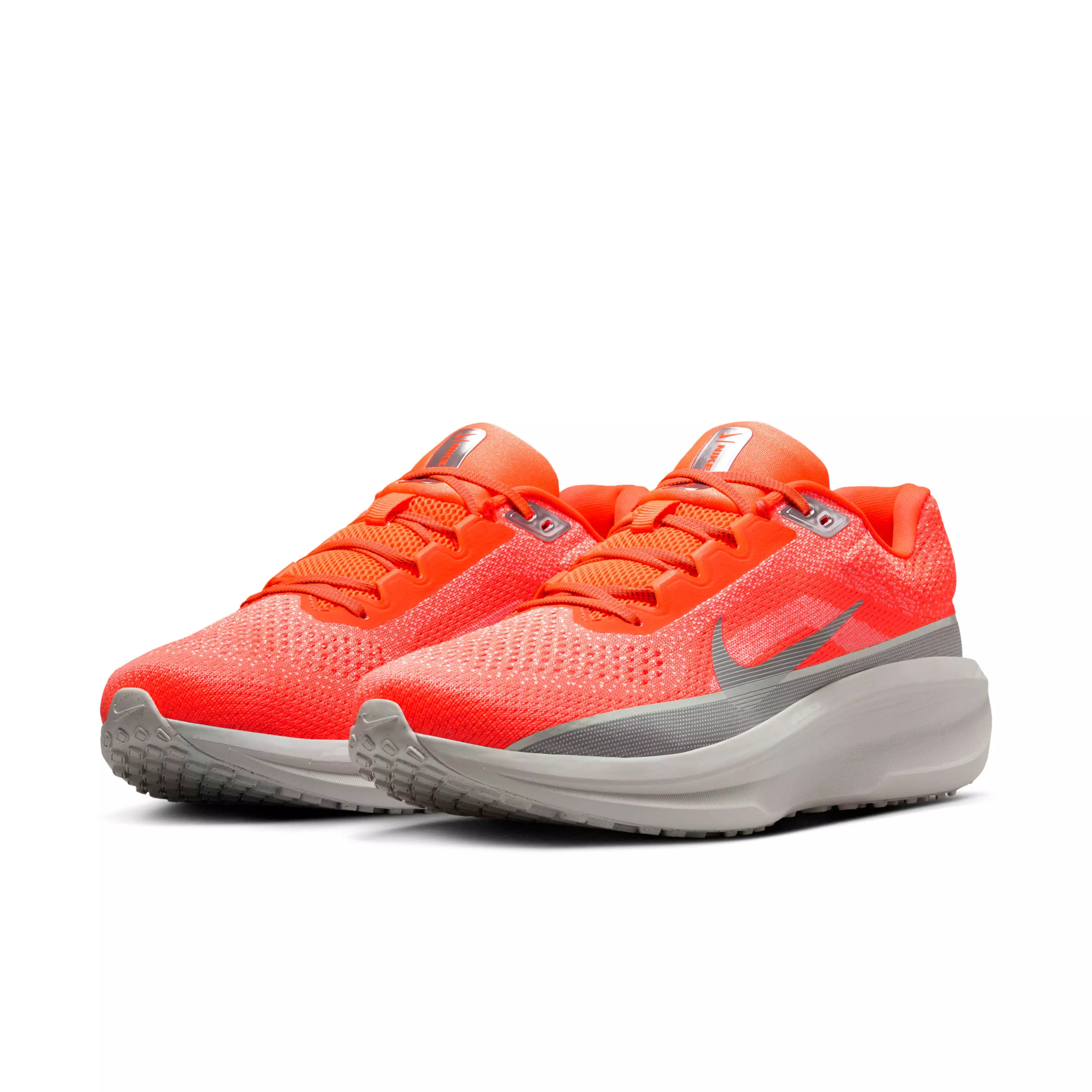 Nike Winflo 11 "Hyper Crimson/Safety Orange/Metallic Silver" Men's Running Shoe - CRIMSON/ORANGE/SILVER