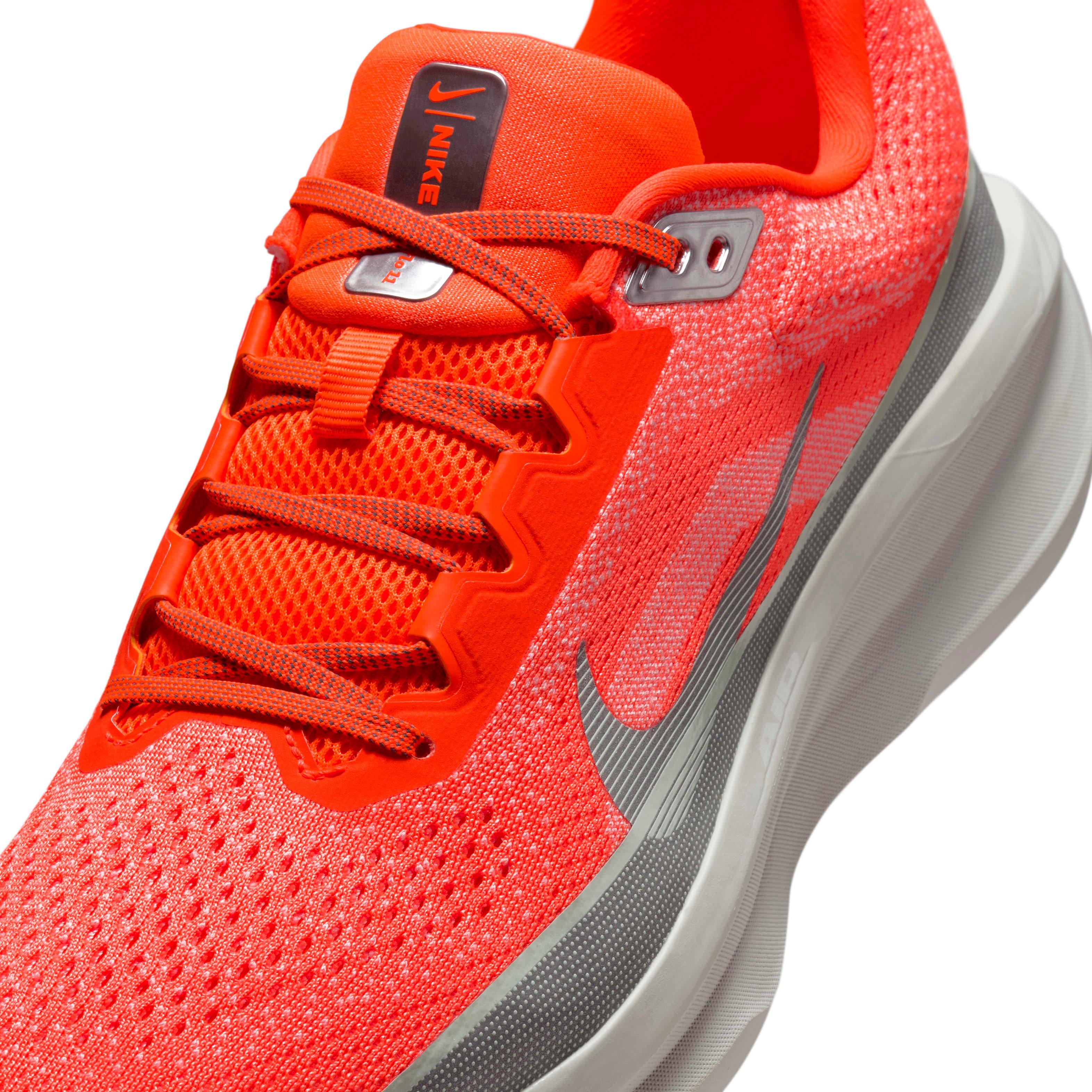 Nike Winflo 11 "Hyper Crimson/Safety Orange/Metallic Silver" Men's Running Shoe - CRIMSON/ORANGE/SILVER Thumbnail View 7