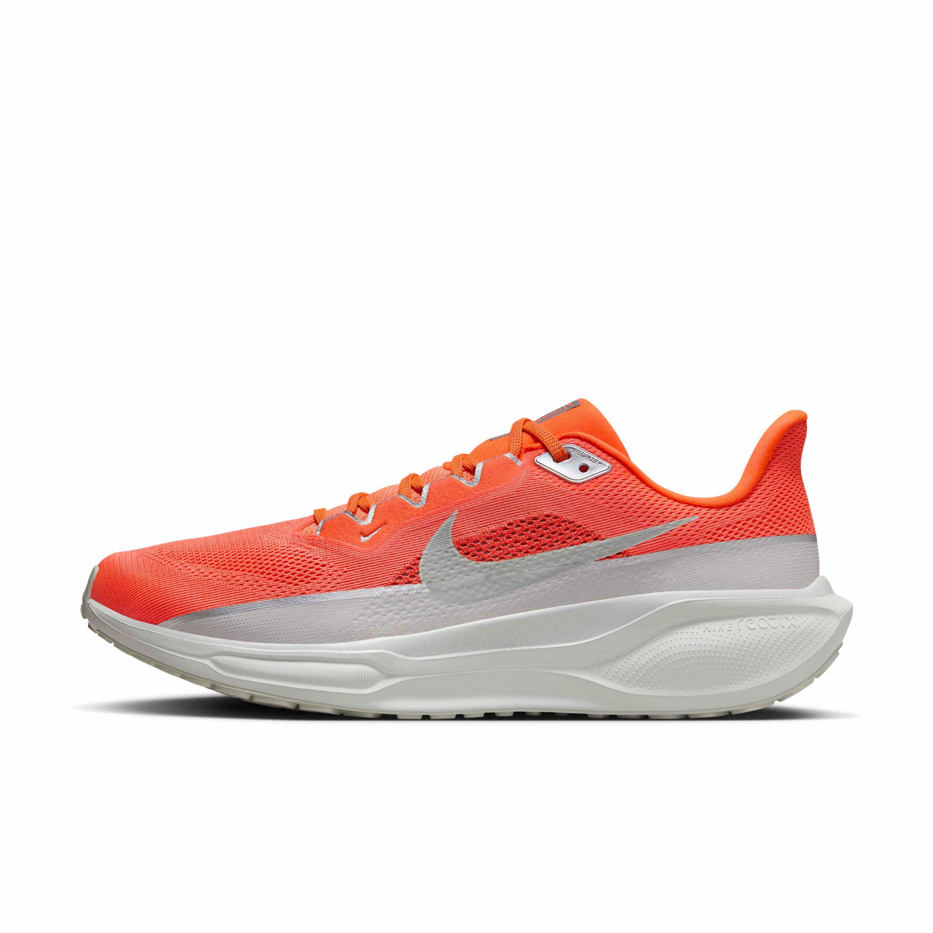 Nike Pegasus 41 "Hyper Crimson/Safety Orange/Photon Dust/Metallic Silver" Men's Running Shoe - CRIMSON/ORANGE/DUST/SILVER Thumbnail View 2