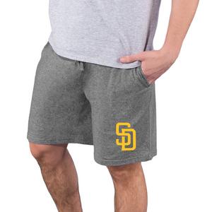 College Concepts Men's San Diego Padres Quest Shorts - Charcoal