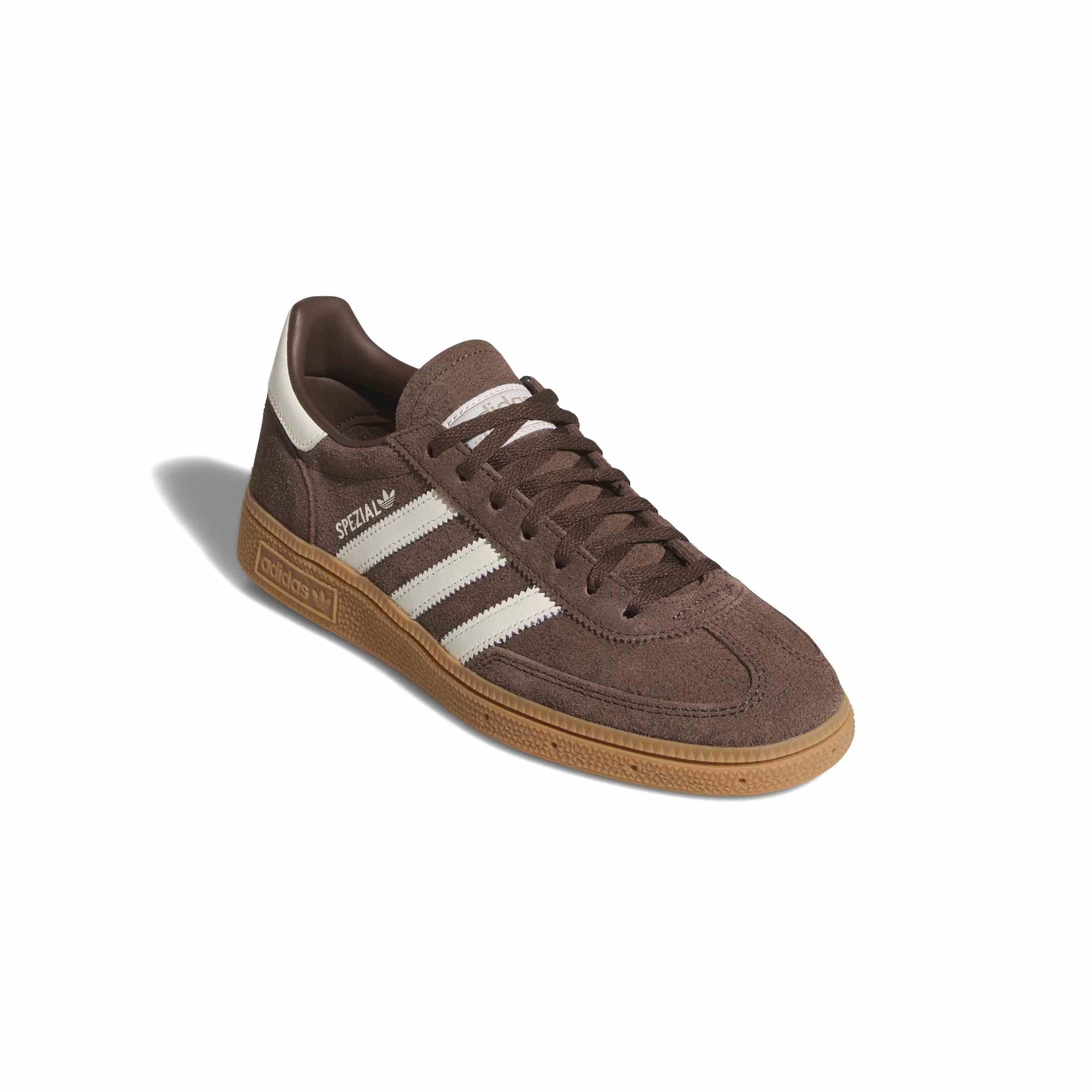 adidas Originals Handball Spezial "Brown/Off White/Gum 4" Women's Shoe - BROWN/OFF WHITE/GUM Thumbnail View 3