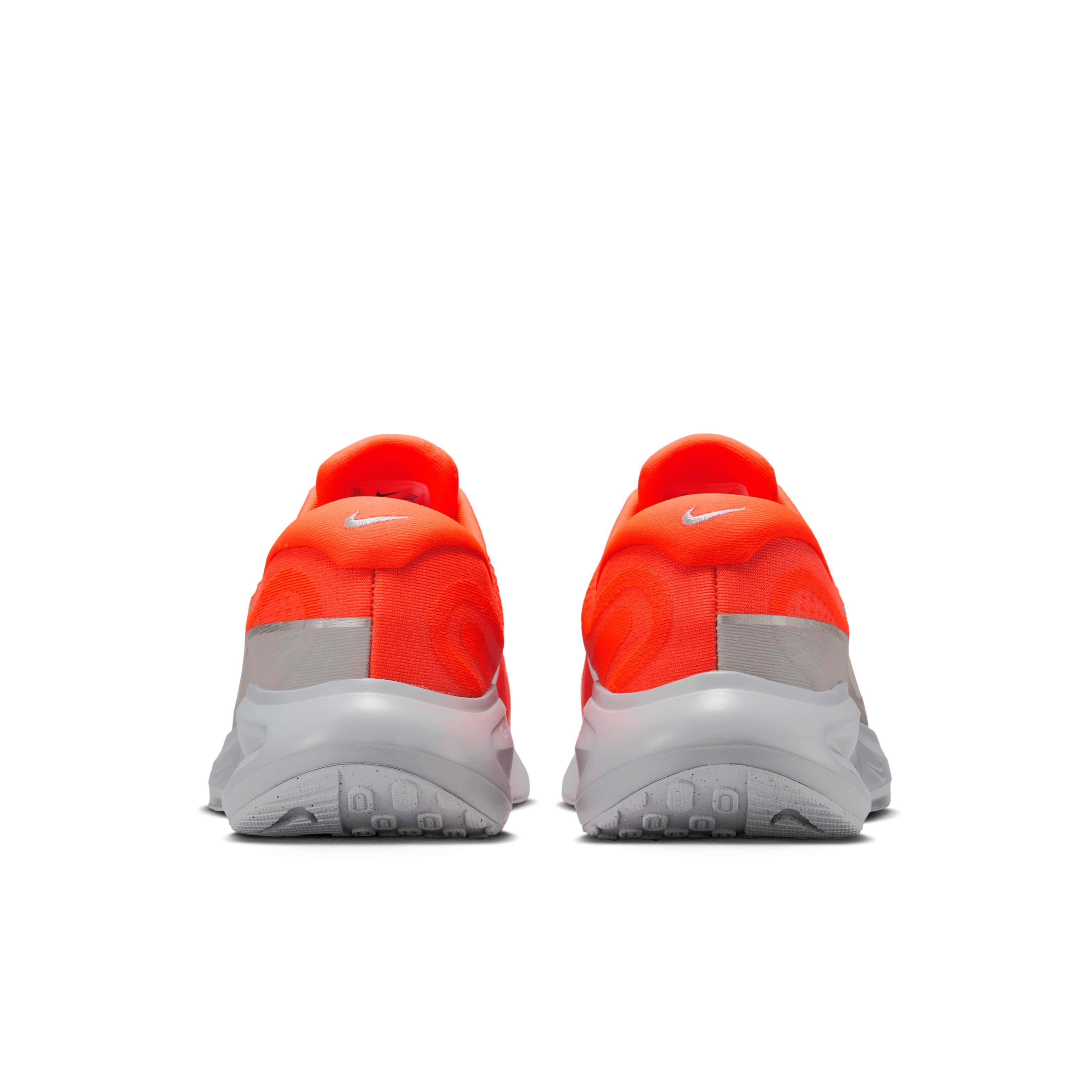 Nike Journey Run "Hyper Crimson/Wolf Grey/Safety Orange/Metallic Silver" Men's Running Shoe - CRIMSON/GREY/ORANGE/SILVER Thumbnail View 5