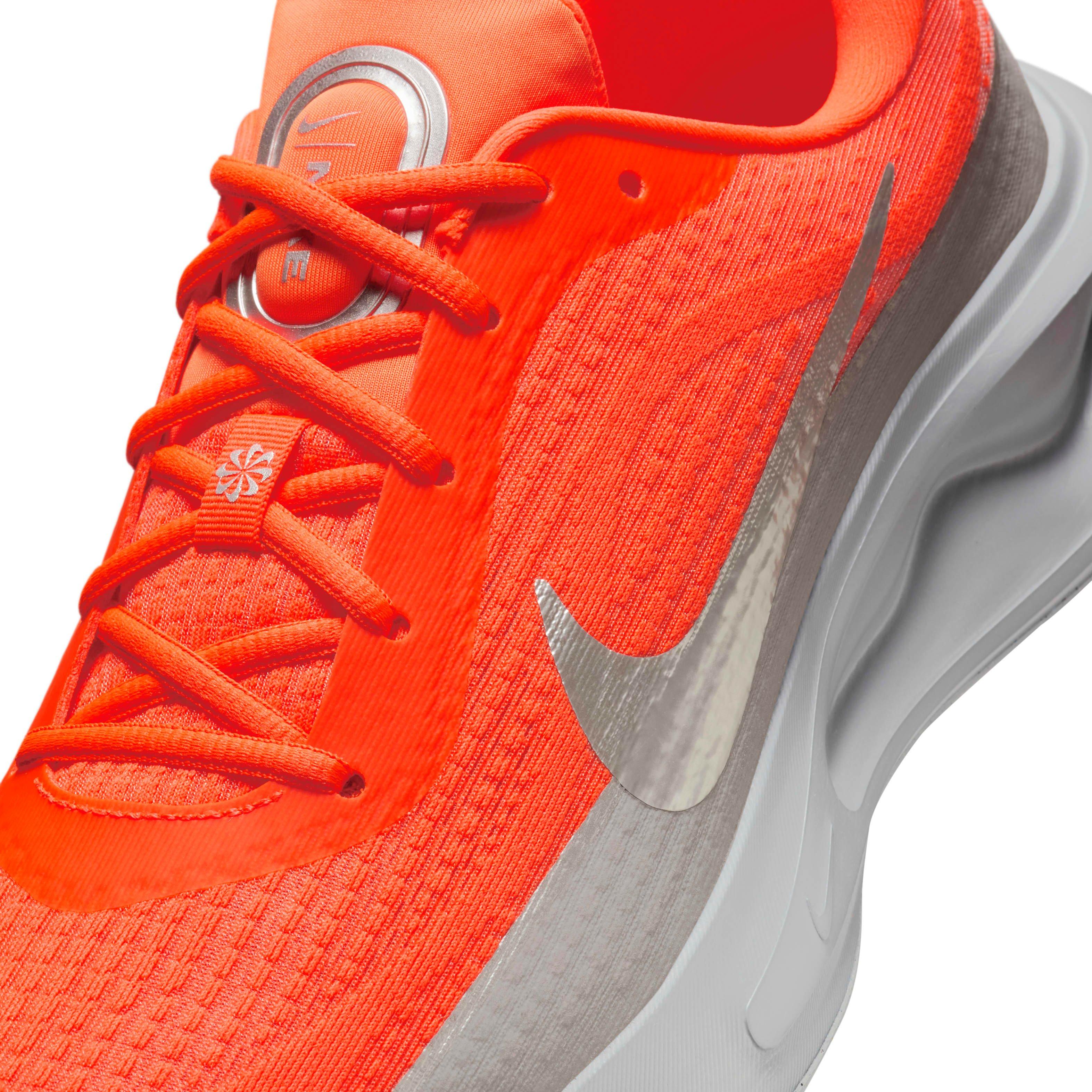 Nike Journey Run "Hyper Crimson/Wolf Grey/Safety Orange/Metallic Silver" Men's Running Shoe - CRIMSON/GREY/ORANGE/SILVER Thumbnail View 7