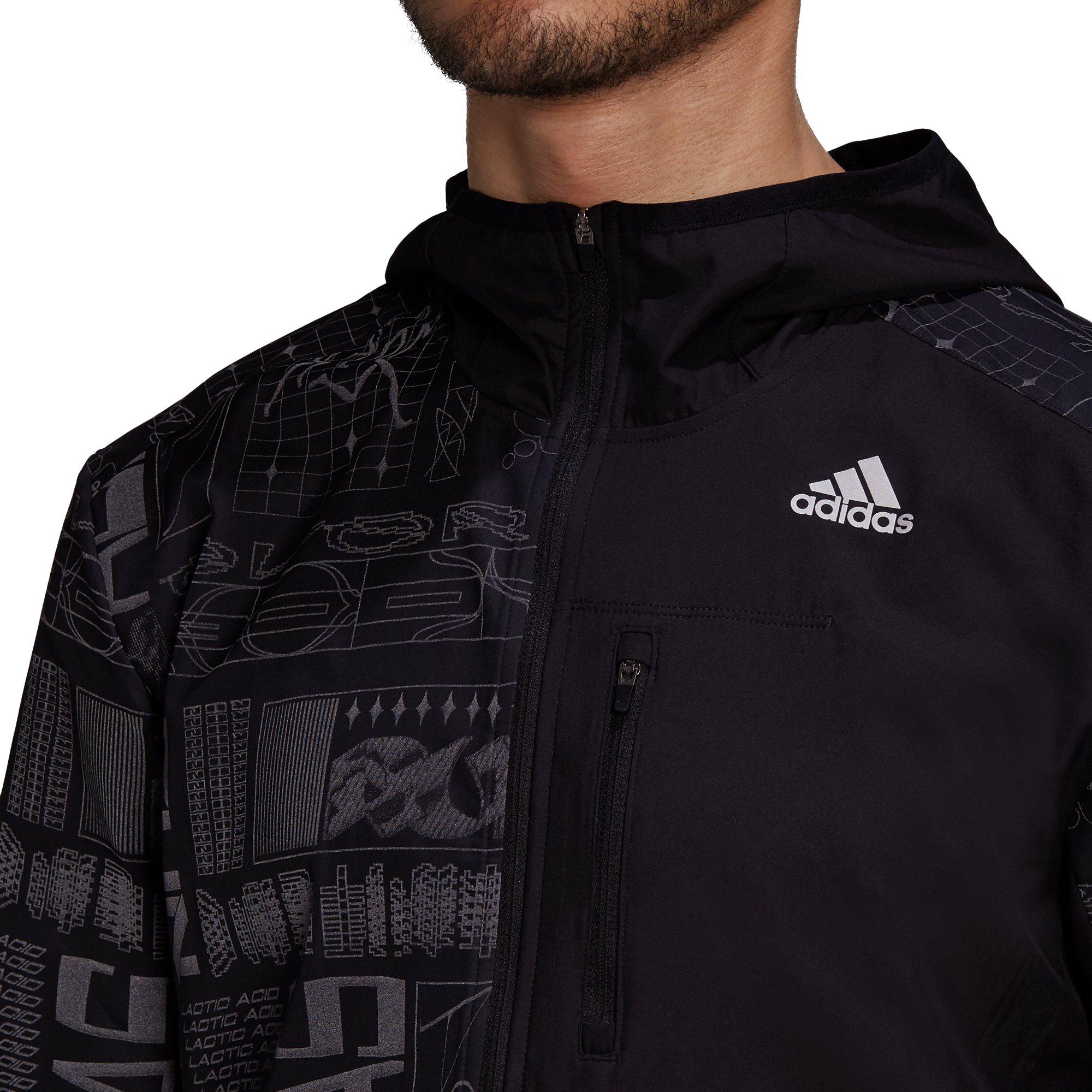 adidas reflective running jacket