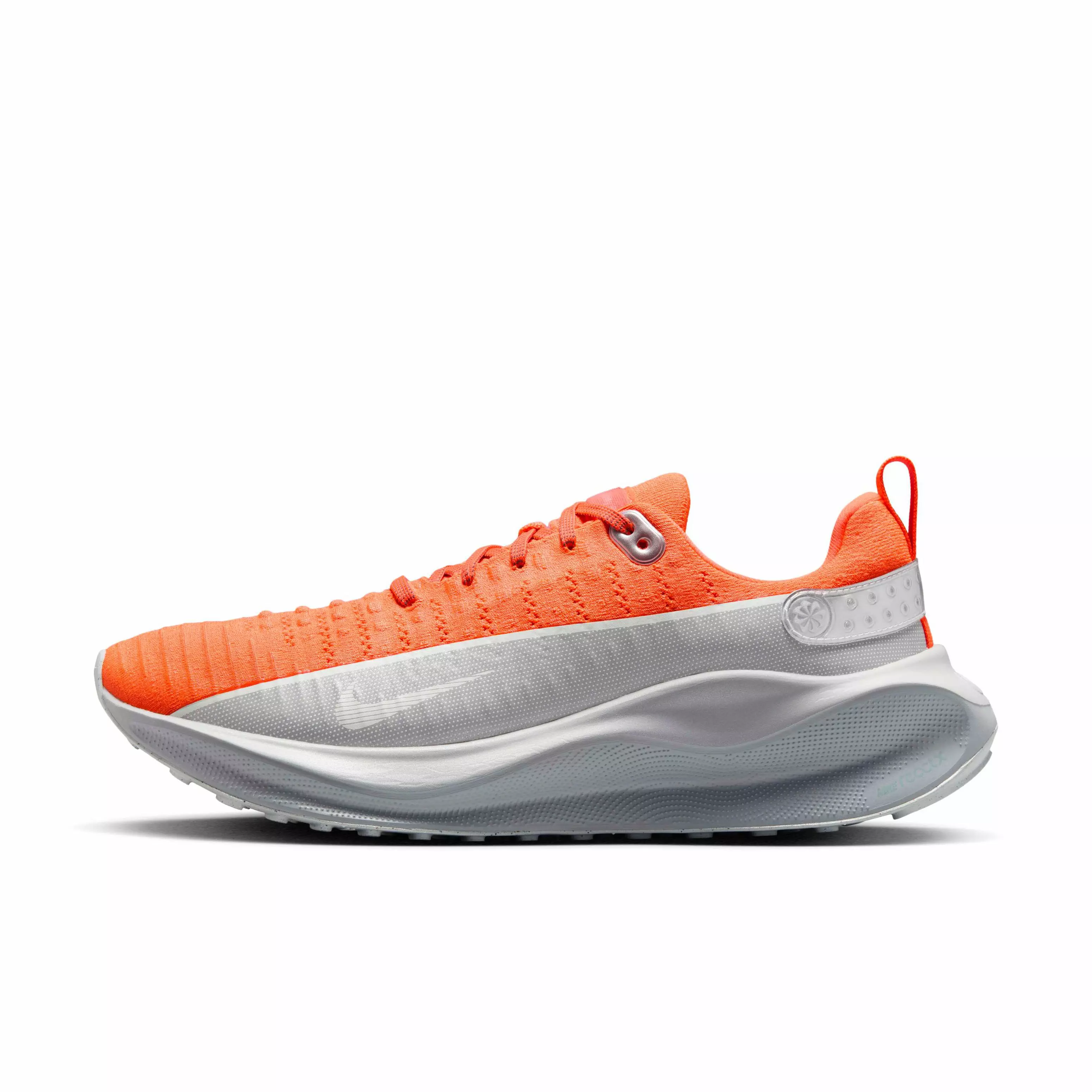 Nike InfinityRN 4 "Hyper Crimson/Light Silver/Photon Dust/Metallic Silver" Men's Running Shoe - CRIMSON/LT SILVER/DUST/SILVER