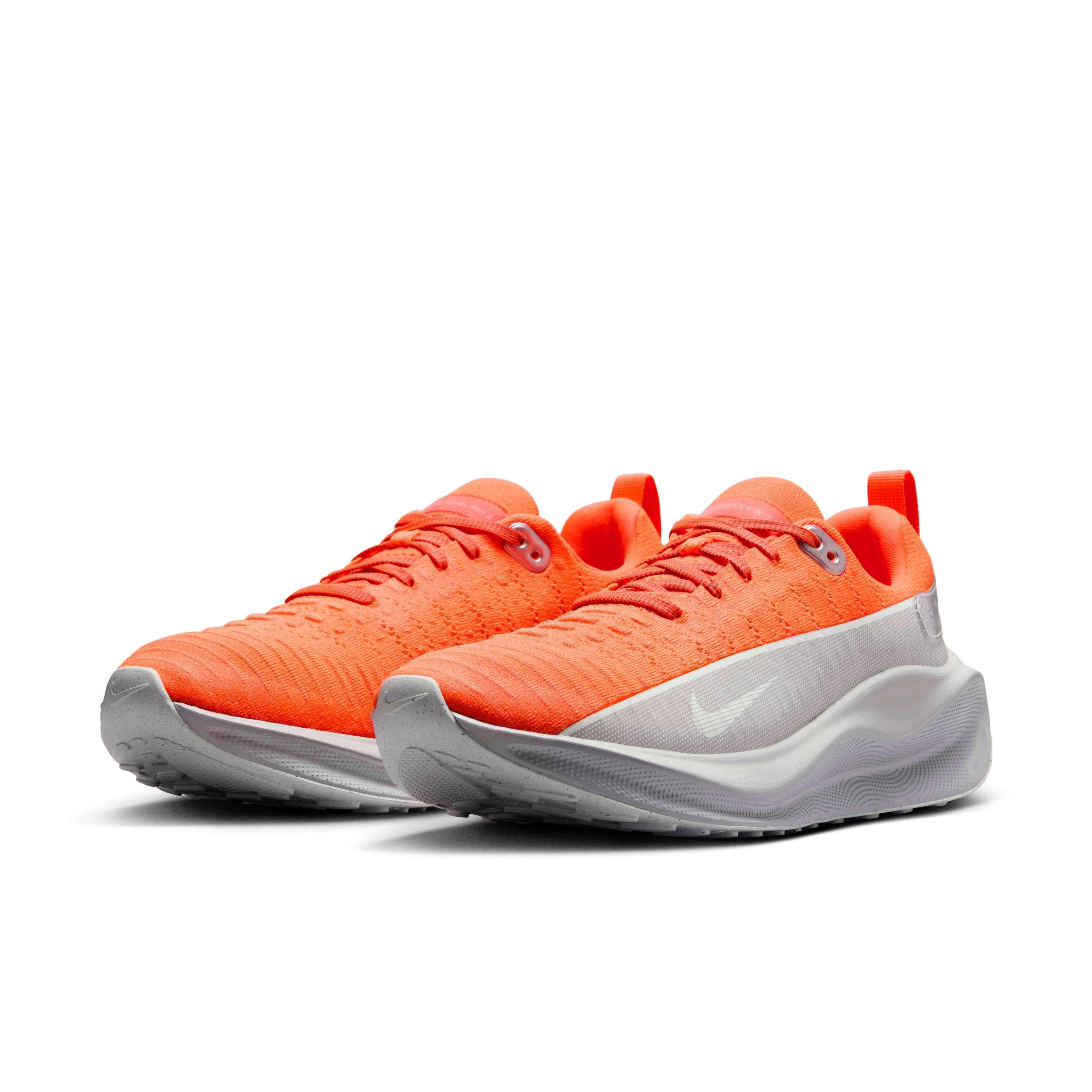 Nike InfinityRN 4 "Hyper Crimson/Light Silver/Photon Dust/Metallic Silver" Men's Running Shoe - CRIMSON/LT SILVER/DUST/SILVER Thumbnail View 3