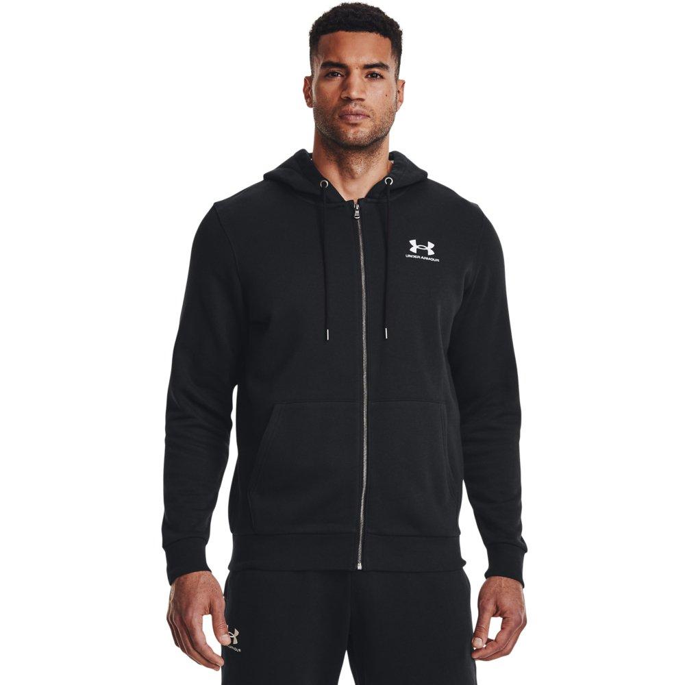 Under Armour Essential Fleece Full-Zip Hoodie-Black