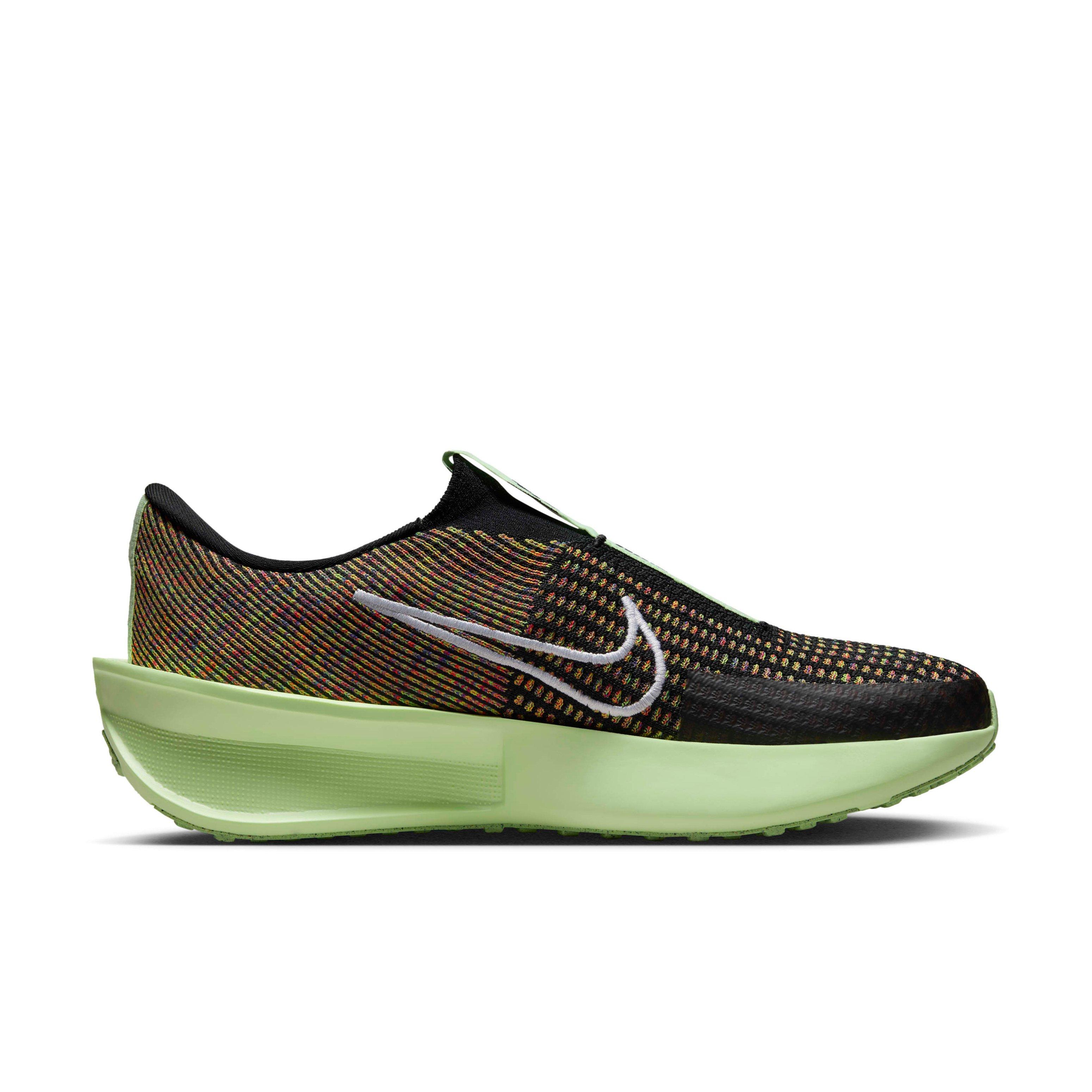 Nike Interact Run EasyOn "Black/Barely Volt/Multi-Color/White" Men's Running Shoe - BLACK/VOLT/MULTI-COLOR/WHITE Thumbnail View 1