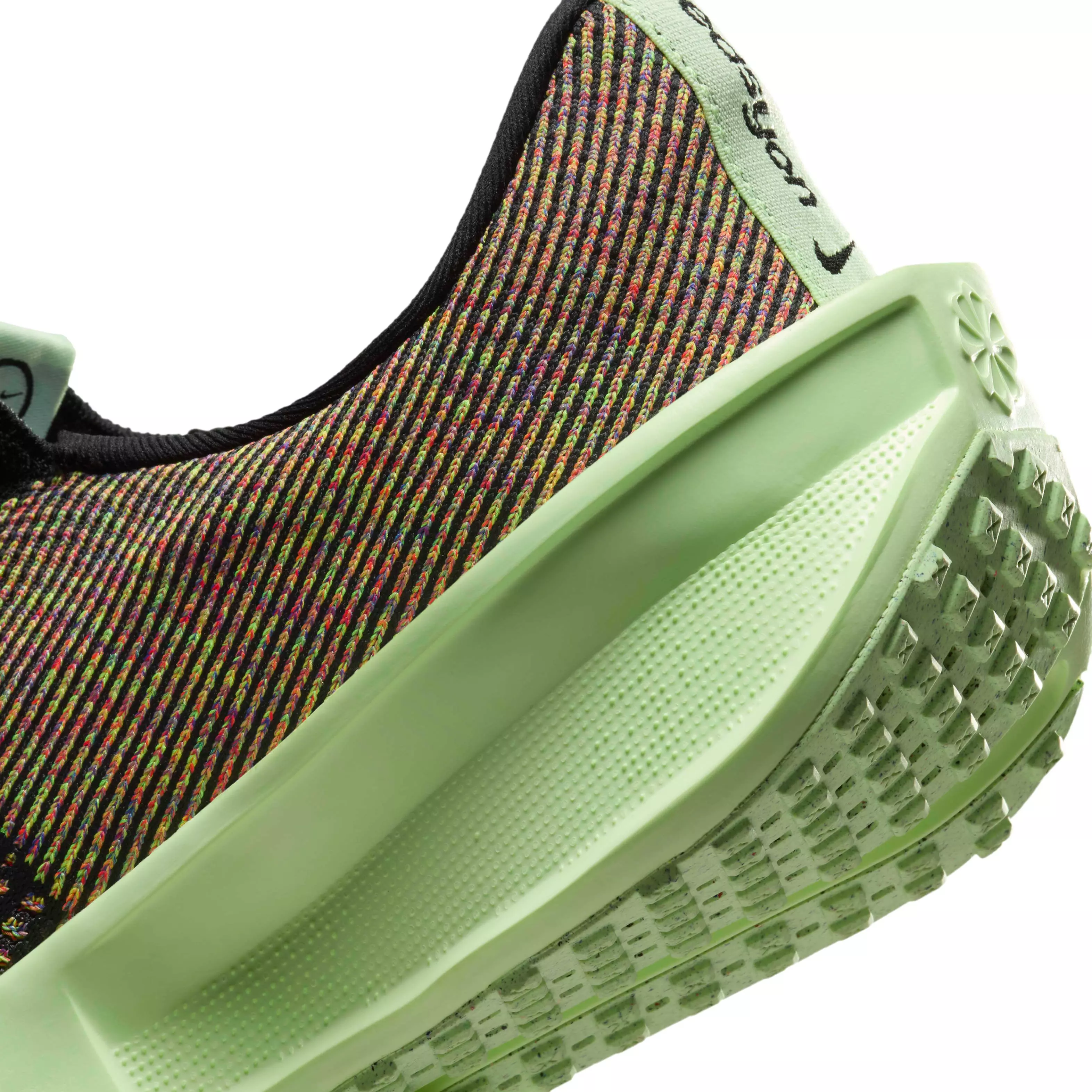 Nike Interact Run EasyOn "Black/Barely Volt/Multi-Color/White" Men's Running Shoe - BLACK/VOLT/MULTI-COLOR/WHITE