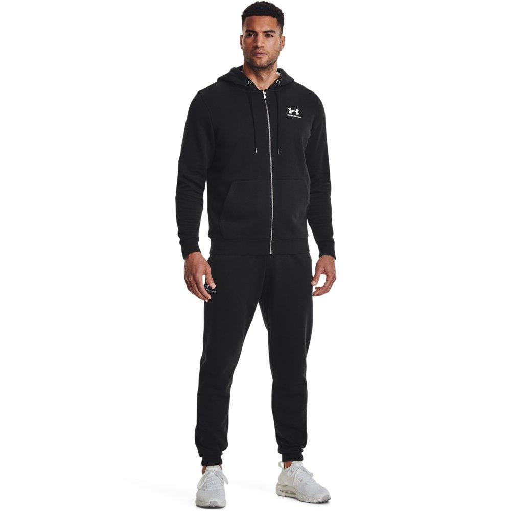 Under Armour Men's Essential Fleece Jogger - BLACK Thumbnail View 3