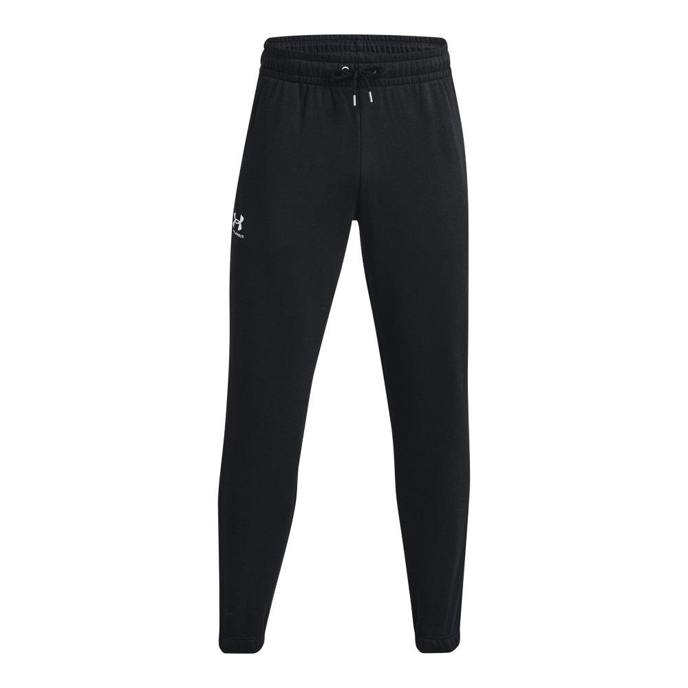 Under Armour Men's Essential Fleece Jogger - BLACK Thumbnail View 4