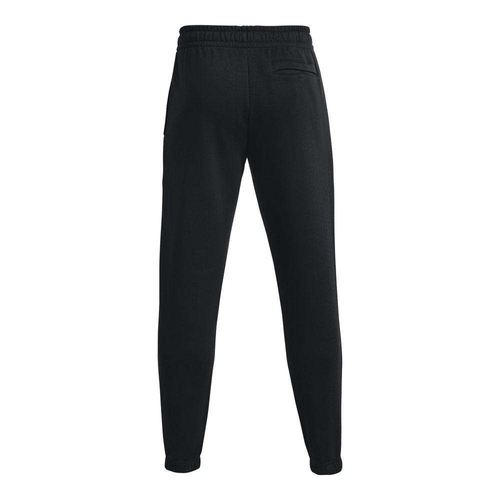 Under Armour Men's Essential Fleece Jogger - BLACK Thumbnail View 5
