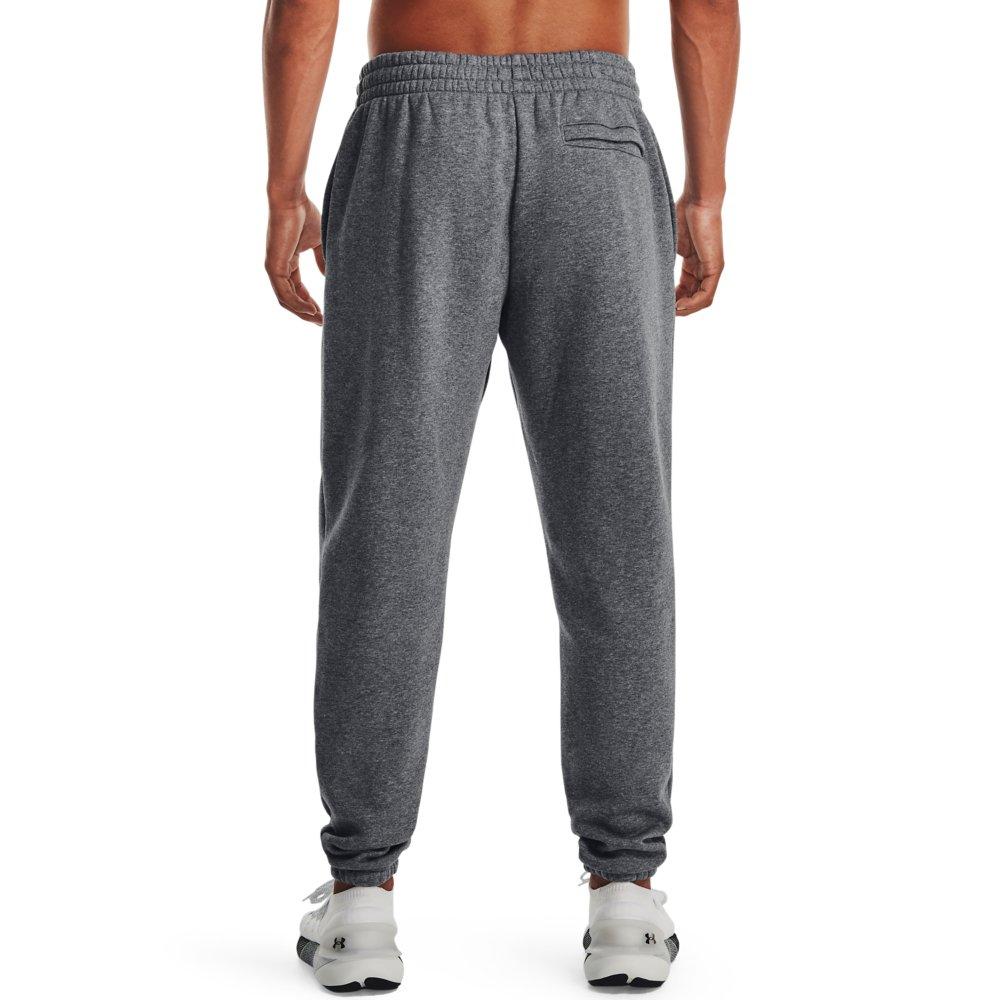 Under Armour Men's Essential Fleece Jogger - LT GREY Thumbnail View 2