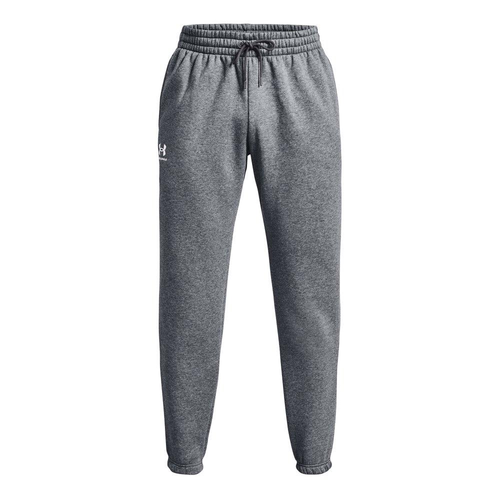 Under Armour Men's Essential Fleece Jogger - LT GREY Thumbnail View 4