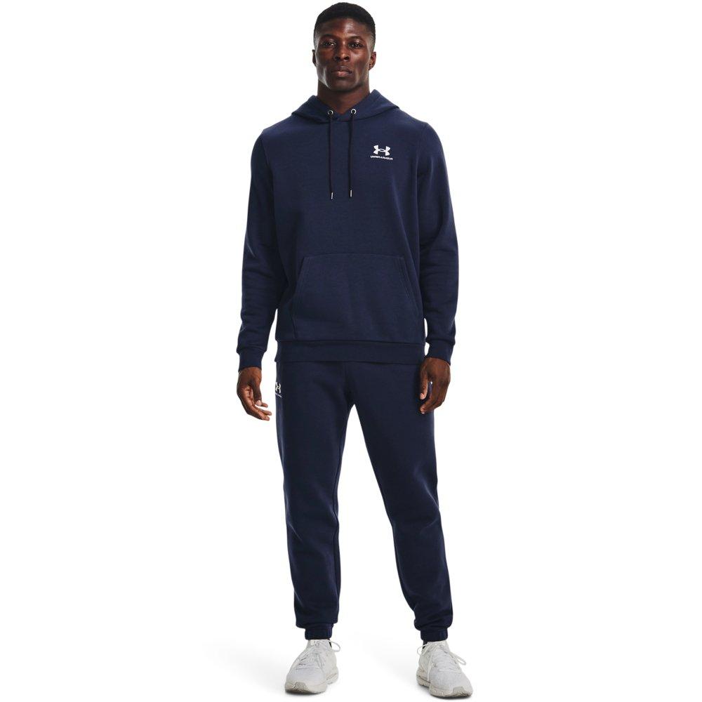 Under Armour Men's Essential Fleece Jogger - NAVY Thumbnail View 3