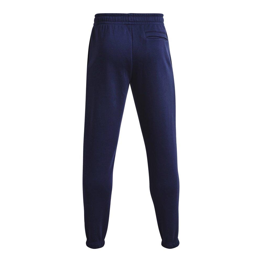 Under Armour Men's Essential Fleece Jogger - NAVY Thumbnail View 5