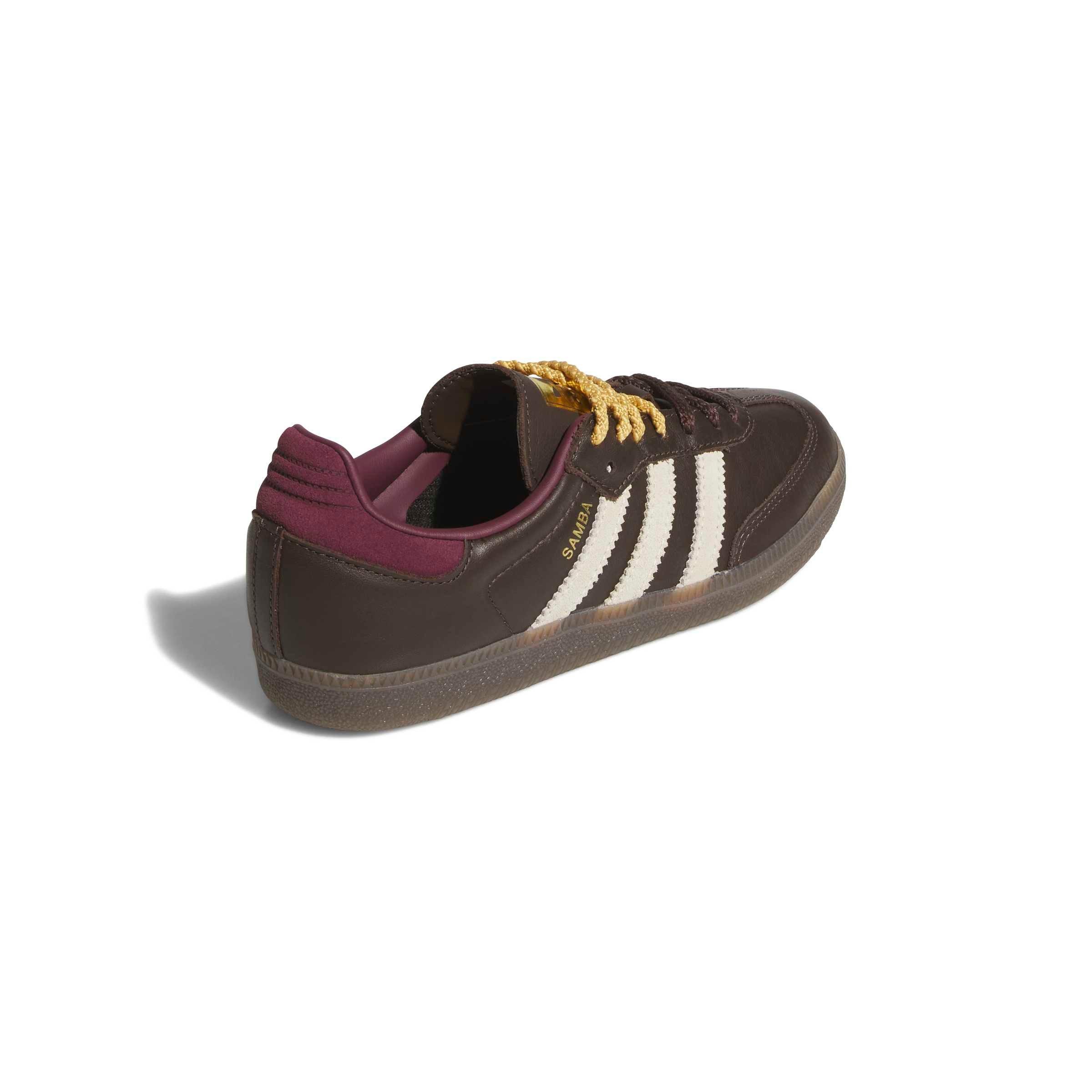 adidas Originals Samba OG "Brown/Warm Vanilla/Maroon" Women's Shoe - BROWN/VANILLA/MAROON