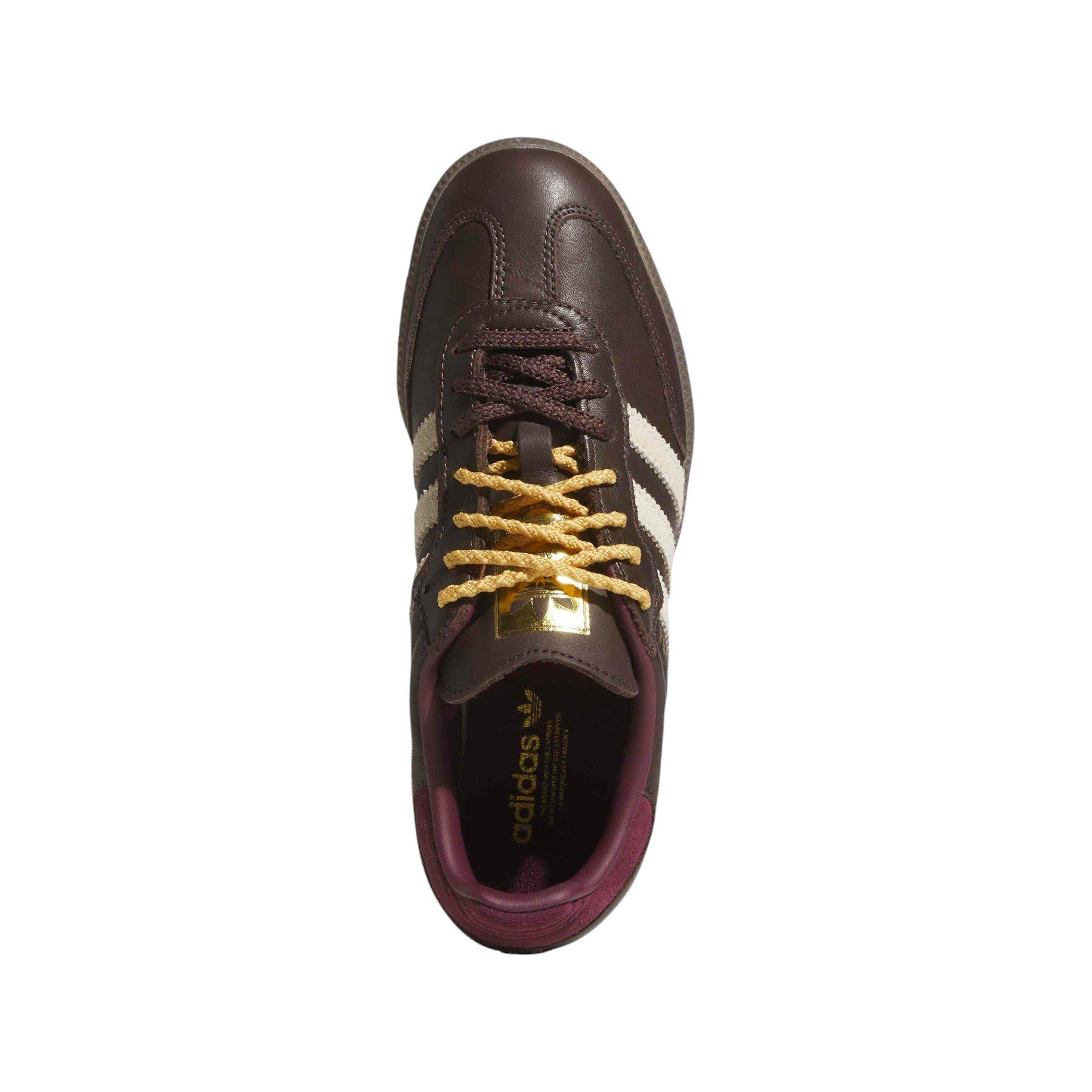 adidas Originals Samba OG "Brown/Warm Vanilla/Maroon" Women's Shoe - BROWN/VANILLA/MAROON