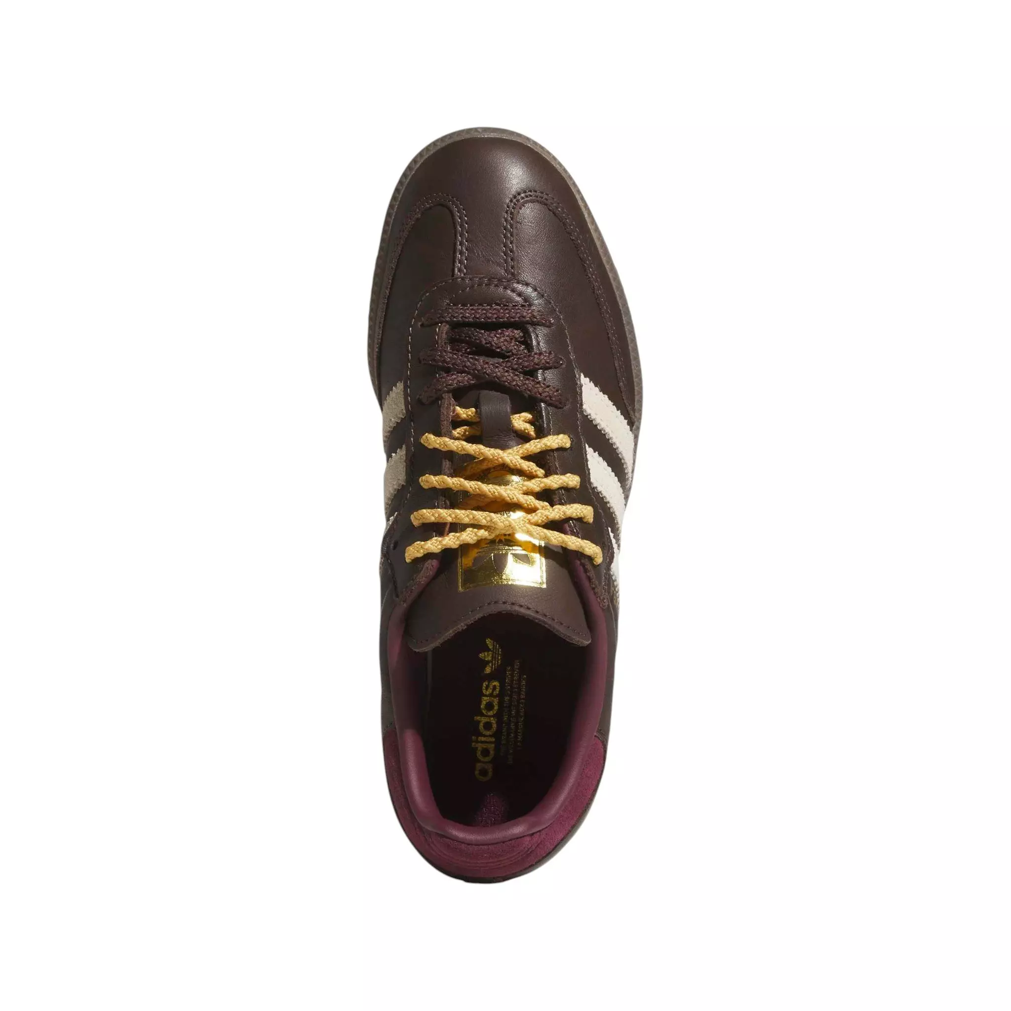 adidas Originals Samba OG "Brown/Warm Vanilla/Maroon" Women's Shoe - BROWN/VANILLA/MAROON