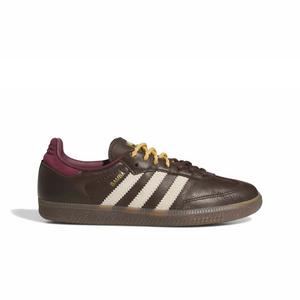 adidas Originals Samba OG "Brown/Warm Vanilla/Maroon" Women's Shoe - BROWN/VANILLA/MAROON