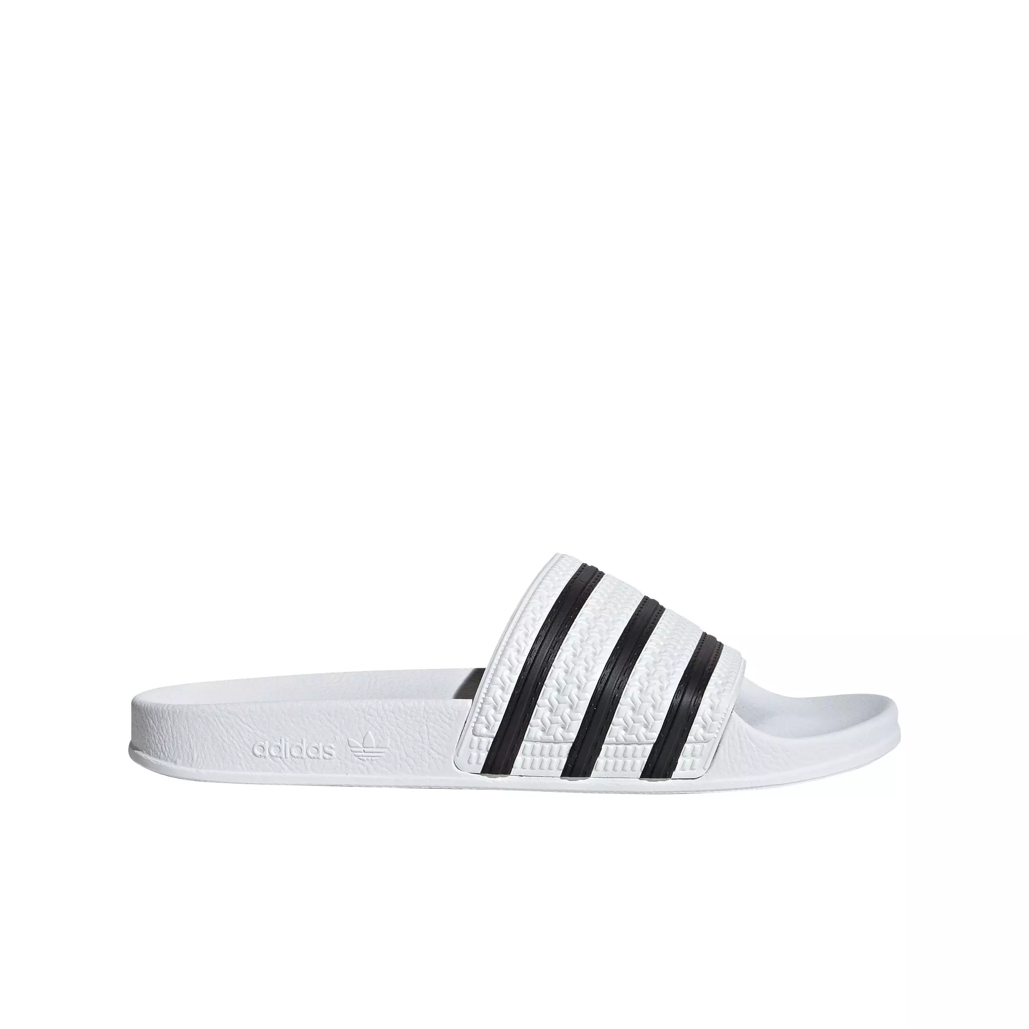 adidas Originals Adilette "White/Black" Grade School Girls' Slide - WHITE