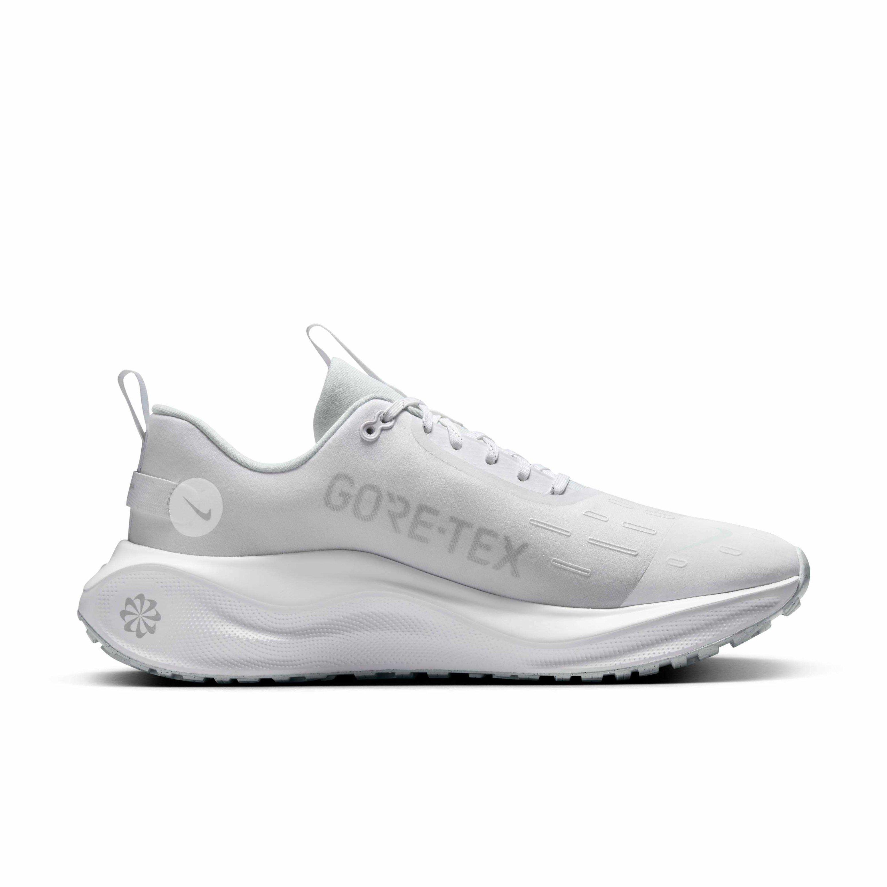 Nike InfinityRN 4 GORE-TEX "White/Pure Platinum/White" Men's Running Shoe - WHITE/PLATINUM/WHITE Thumbnail View 1