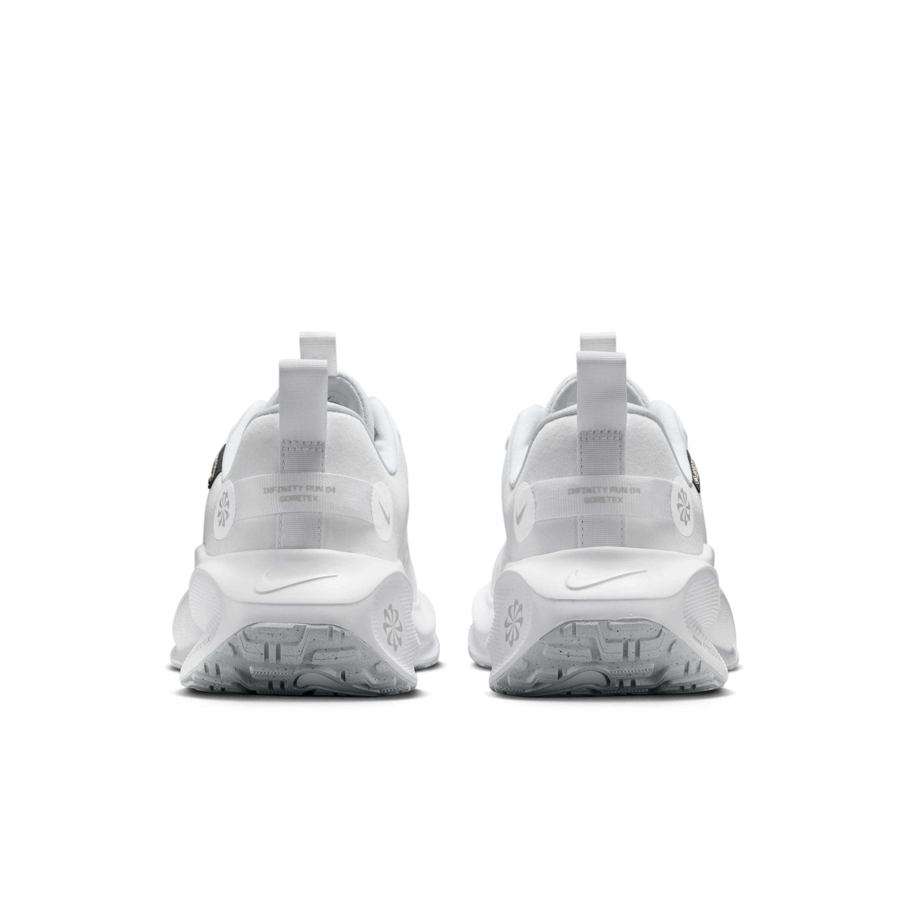 Nike InfinityRN 4 GORE-TEX "White/Pure Platinum/White" Men's Running Shoe - WHITE/PLATINUM/WHITE Thumbnail View 5