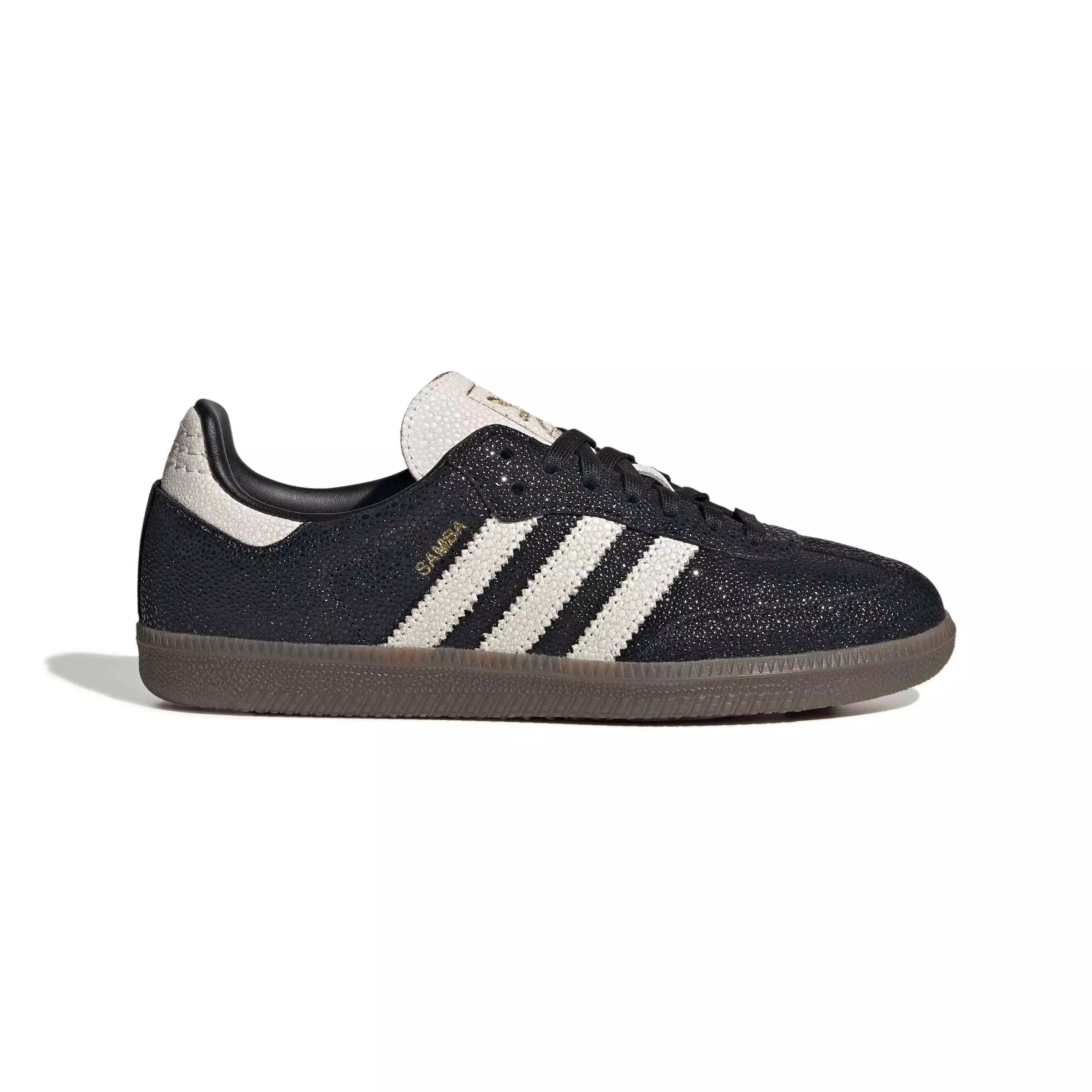 adidas Originals Samba OG "Core Black/Cloud White/Gum 5" Women's Shoe - BLACK/WHITE/GUM