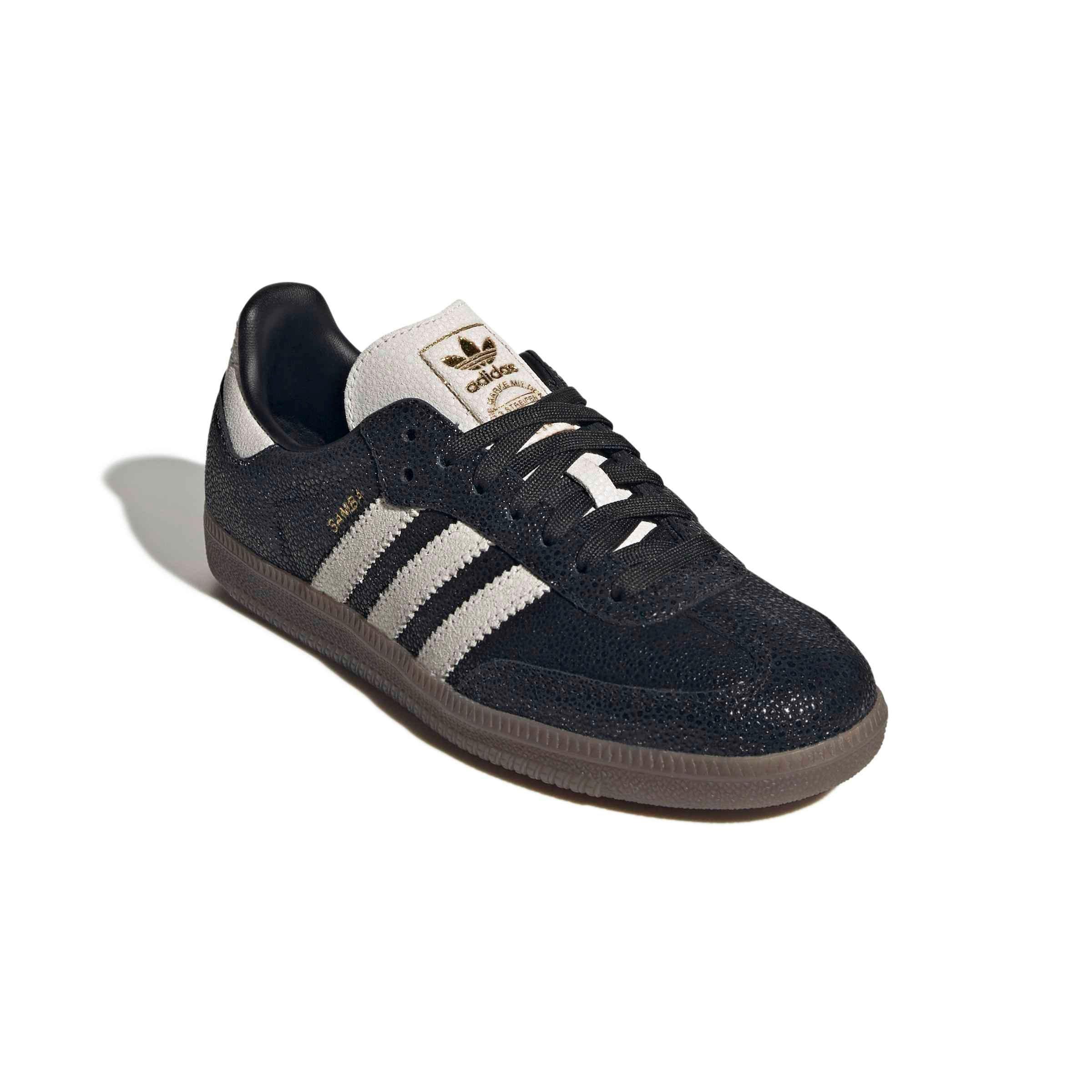 adidas Originals Samba OG "Core Black/Cloud White/Gum 5" Women's Shoe - BLACK/WHITE/GUM