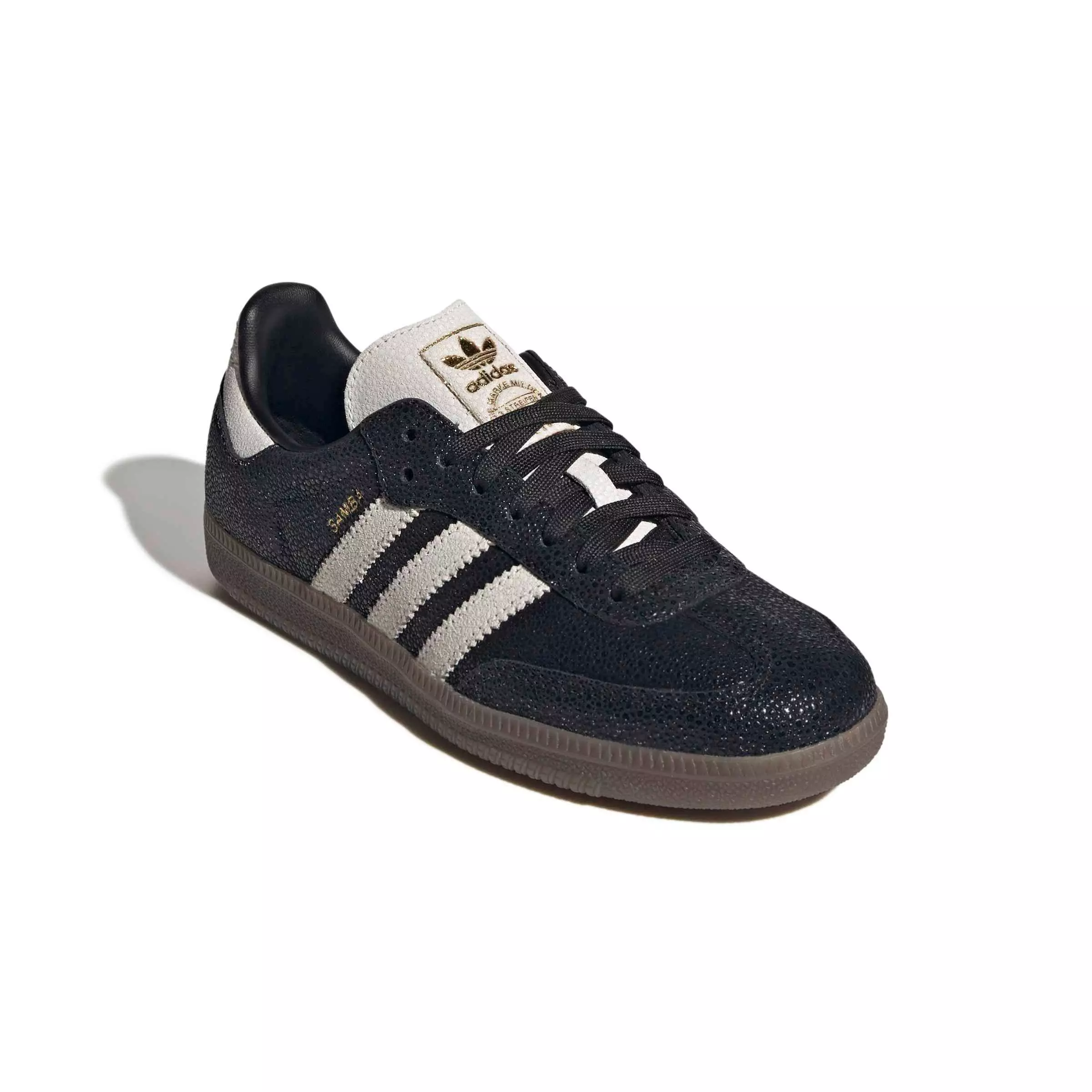 adidas Originals Samba OG "Core Black/Cloud White/Gum 5" Women's Shoe - BLACK/WHITE/GUM