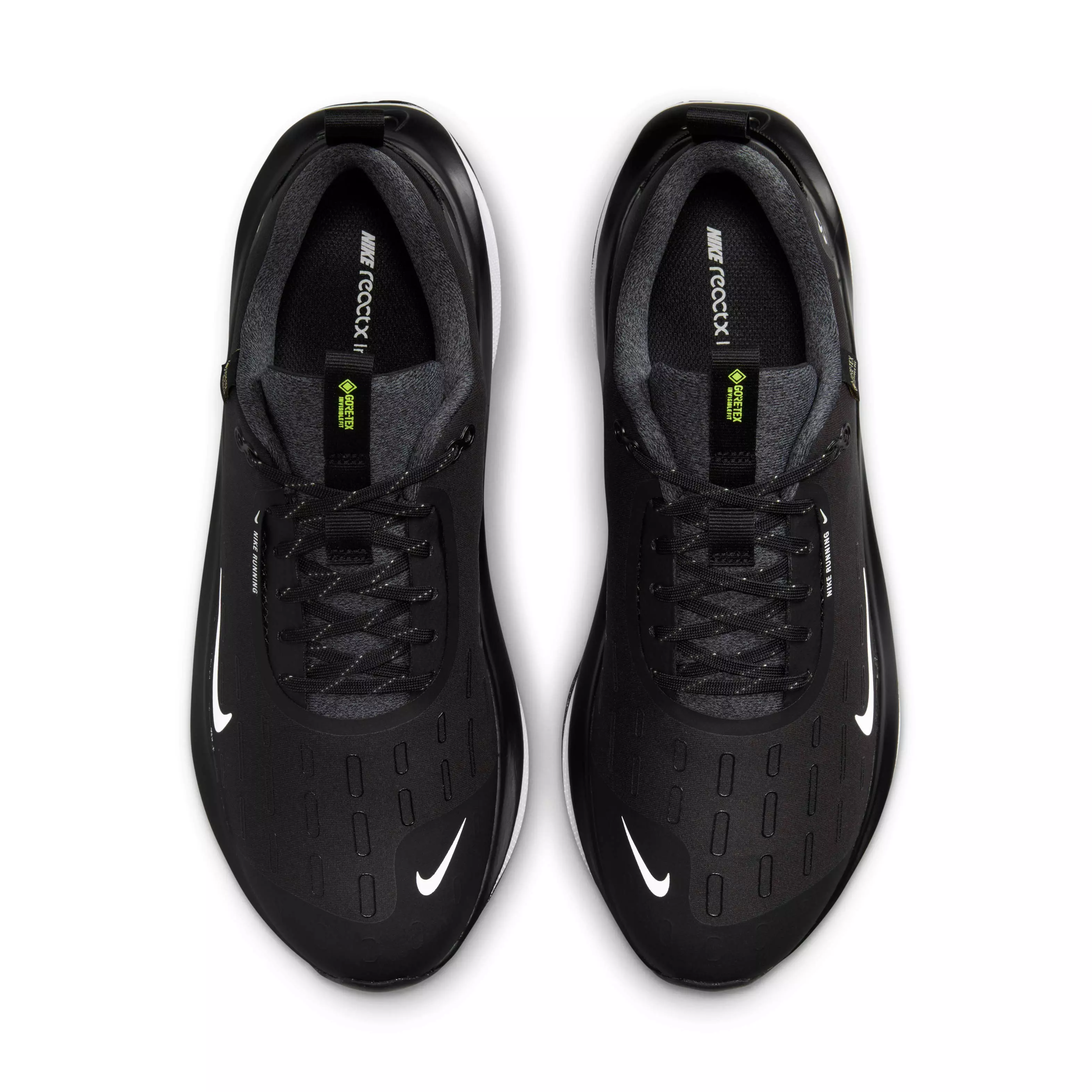 Nike InfinityRN 4 GORE-TEX "Black/Anthracite/Volt/White" Men's Running Shoe - BLACK/ANTHRACITE/VOLT/WHITE