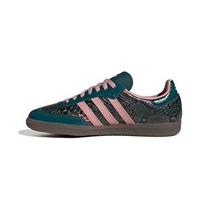 adidas Originals Samba OG "Rich Green/Wonder Mauve/Gold Metallic" Women's Shoe - GREEN/MAUVE/GOLD