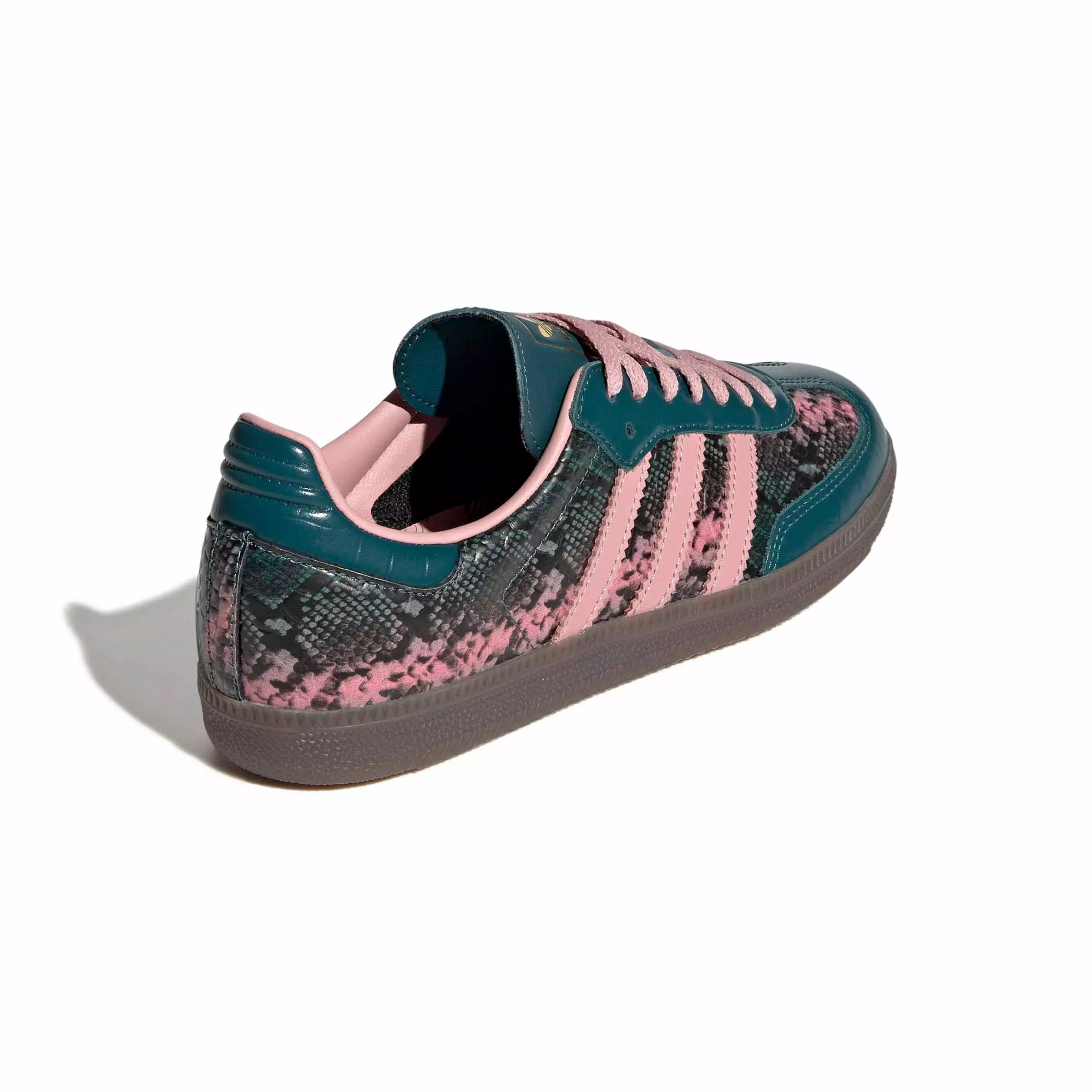 adidas Originals Samba OG "Rich Green/Wonder Mauve/Gold Metallic" Women's Shoe - GREEN/MAUVE/GOLD