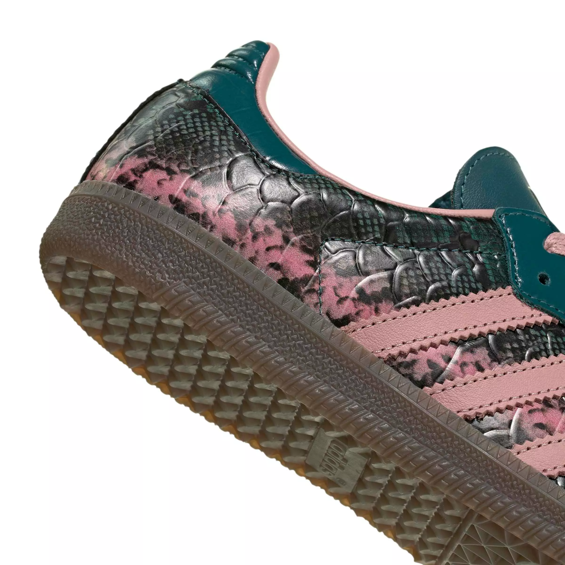 adidas Originals Samba OG "Rich Green/Wonder Mauve/Gold Metallic" Women's Shoe - GREEN/MAUVE/GOLD