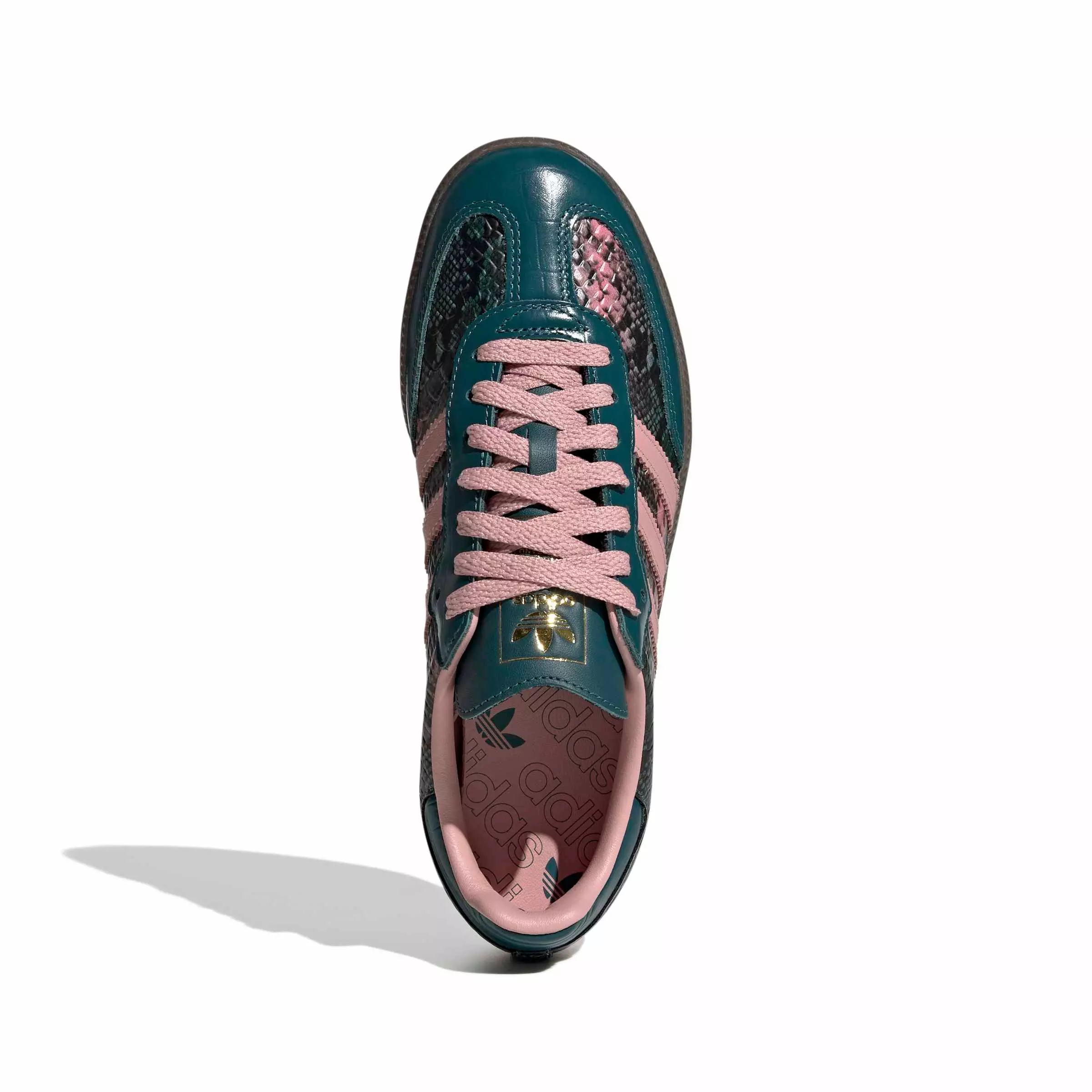 adidas Originals Samba OG "Rich Green/Wonder Mauve/Gold Metallic" Women's Shoe - GREEN/MAUVE/GOLD
