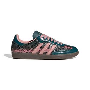 adidas Originals Samba OG "Rich Green/Wonder Mauve/Gold Metallic" Women's Shoe - GREEN/MAUVE/GOLD