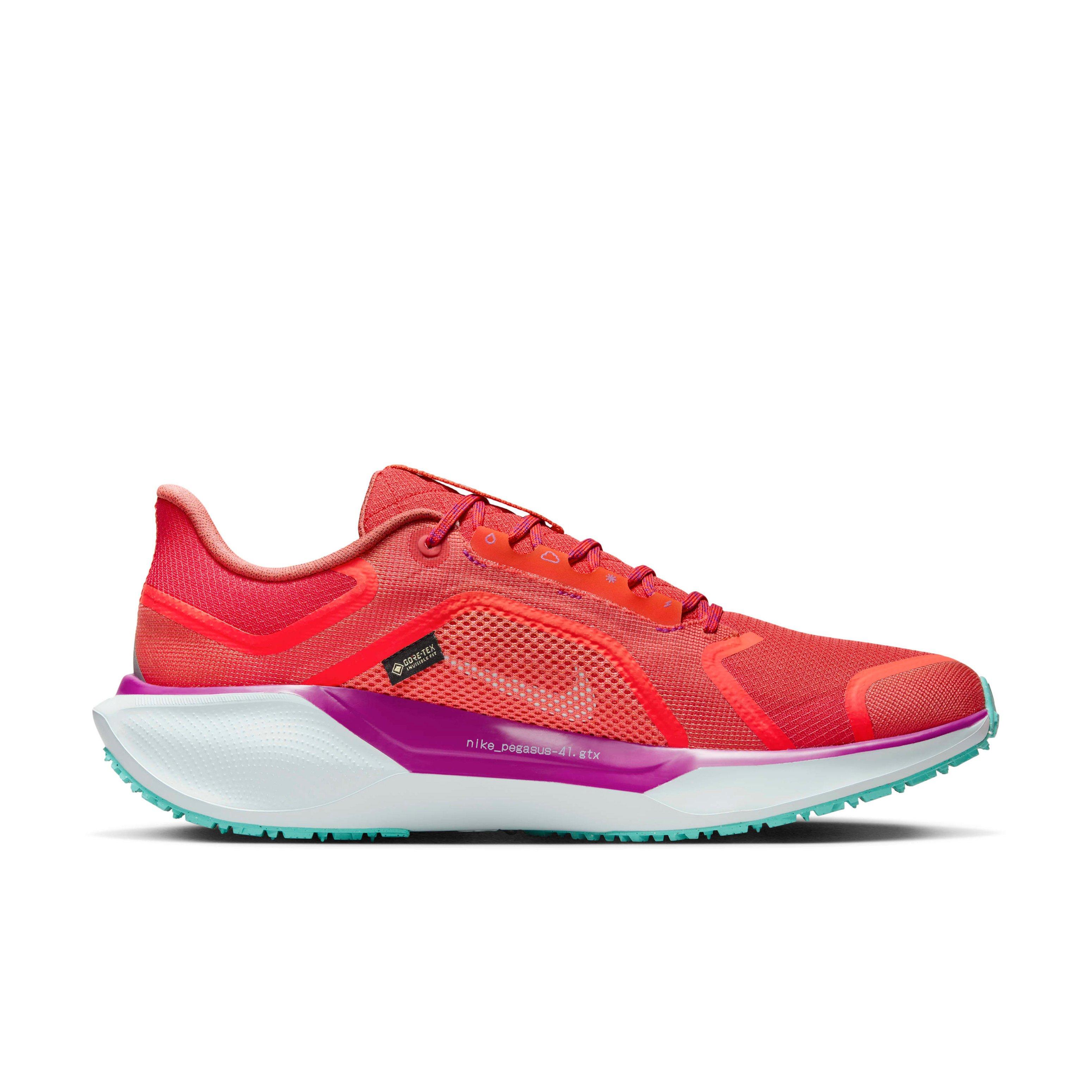 Nike Pegasus 41 GORE-TEX "Picante Red/Bright Crimson/Vivid Grape/Green Frost" Men's Running Shoe - RED/CRIMSON/GRAPE/GREEN Thumbnail View 1