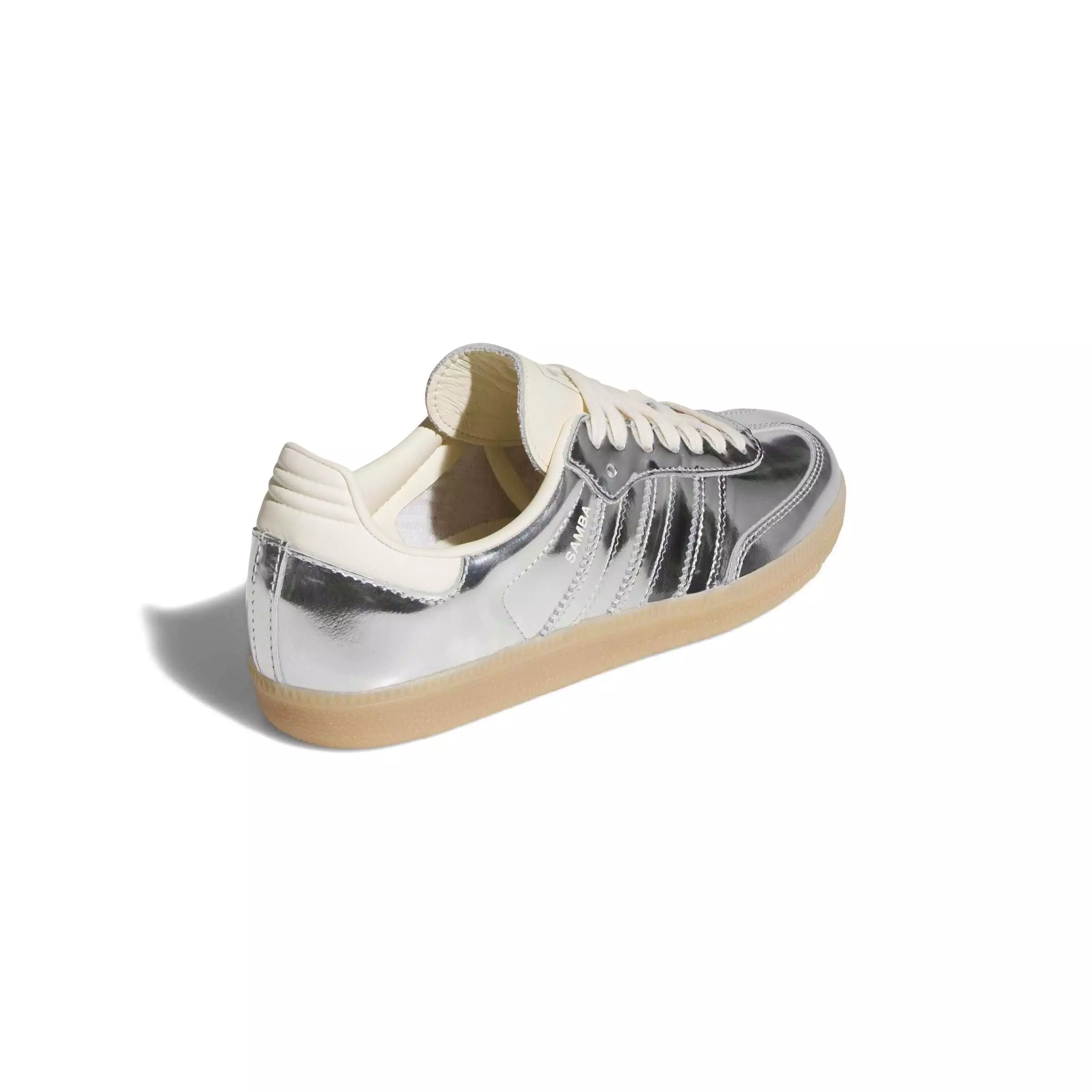 adidas Originals Samba OG "Silver Metallic/Silver Metallic/Gum 5" Women's Shoe - SILVER/SILVER/GUM
