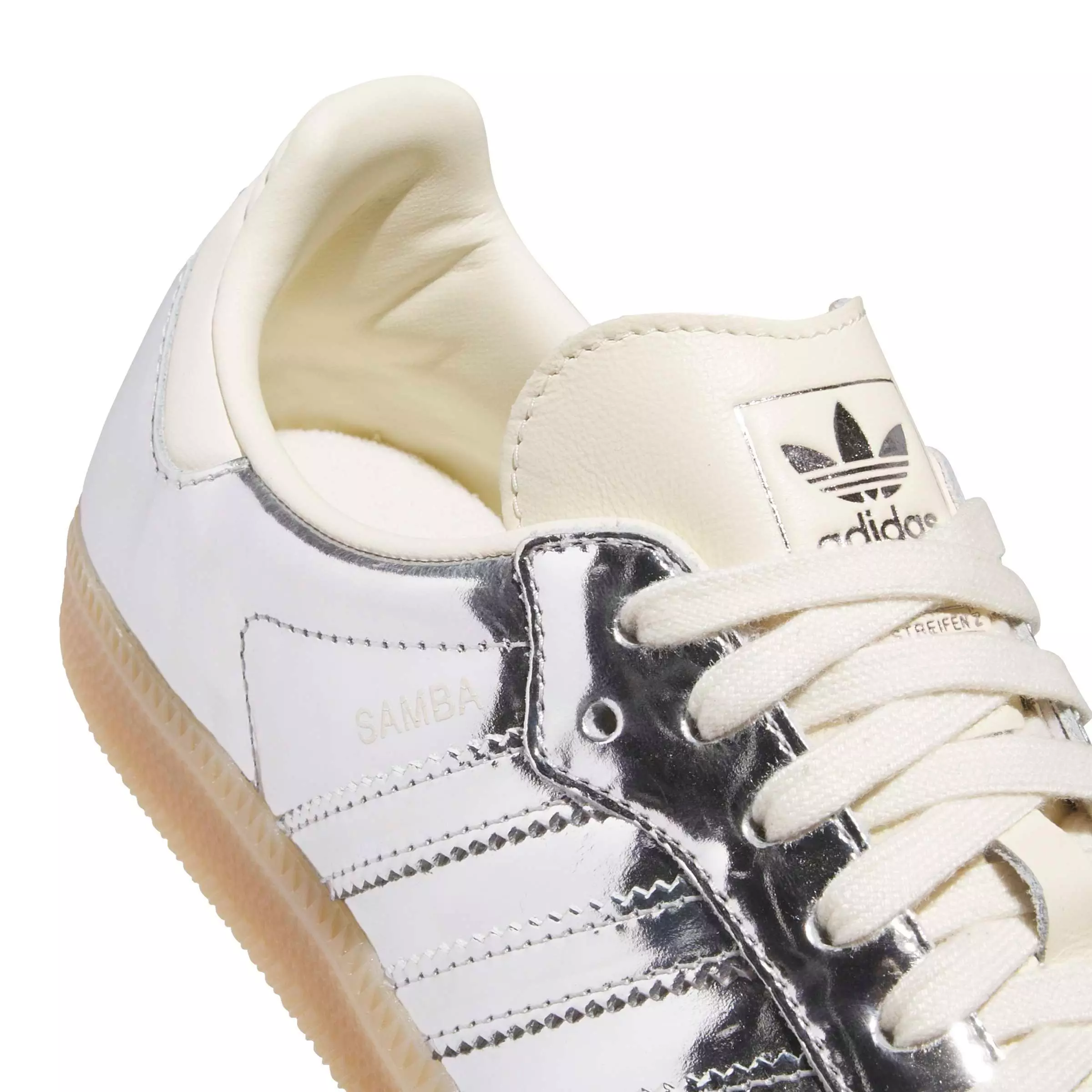 adidas Originals Samba OG "Silver Metallic/Silver Metallic/Gum 5" Women's Shoe - SILVER/SILVER/GUM
