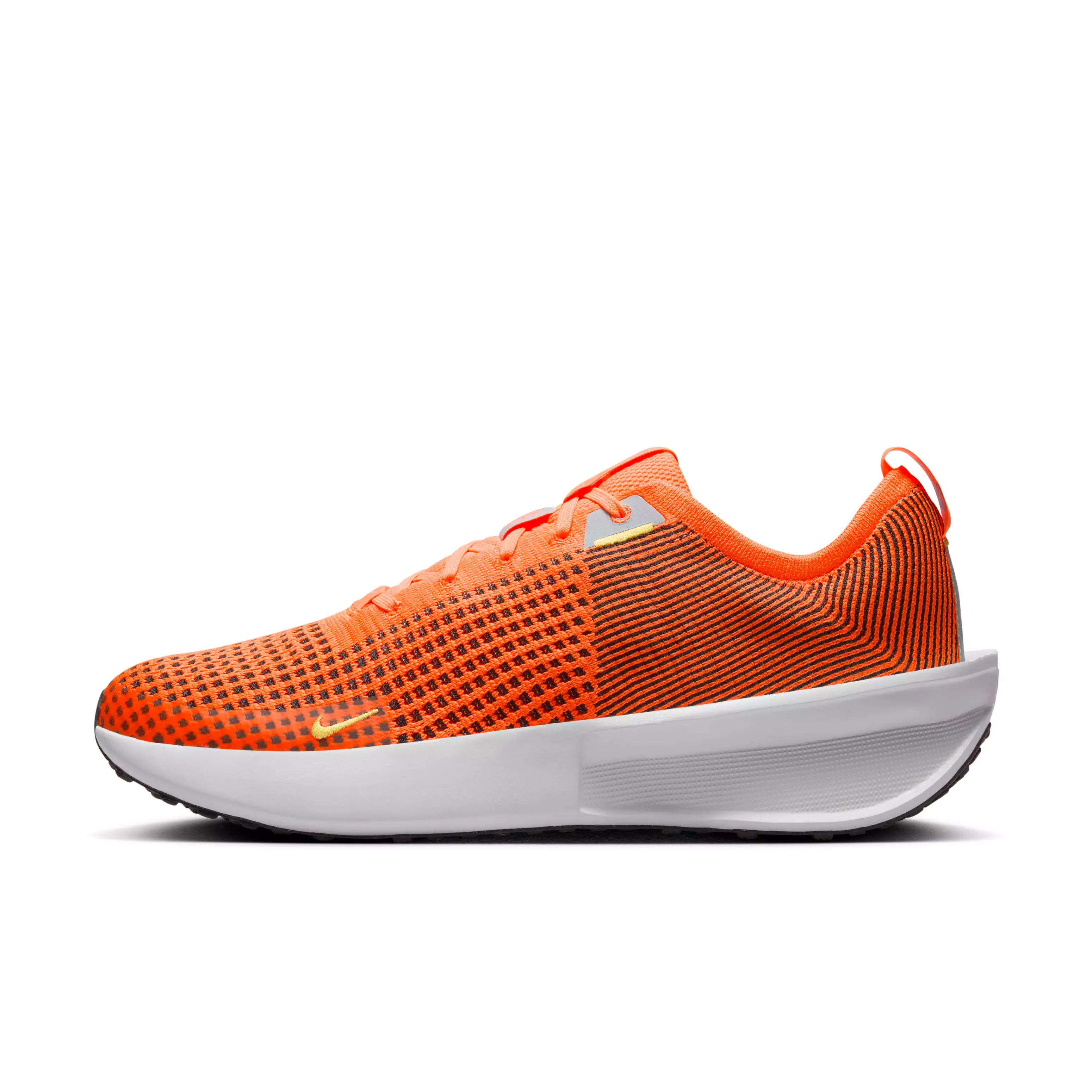 Nike Interact Run "Total Orange/Football Grey/Black/Volt" Men's Running Shoe - ORANGE/GREY/BLACK/VOLT
